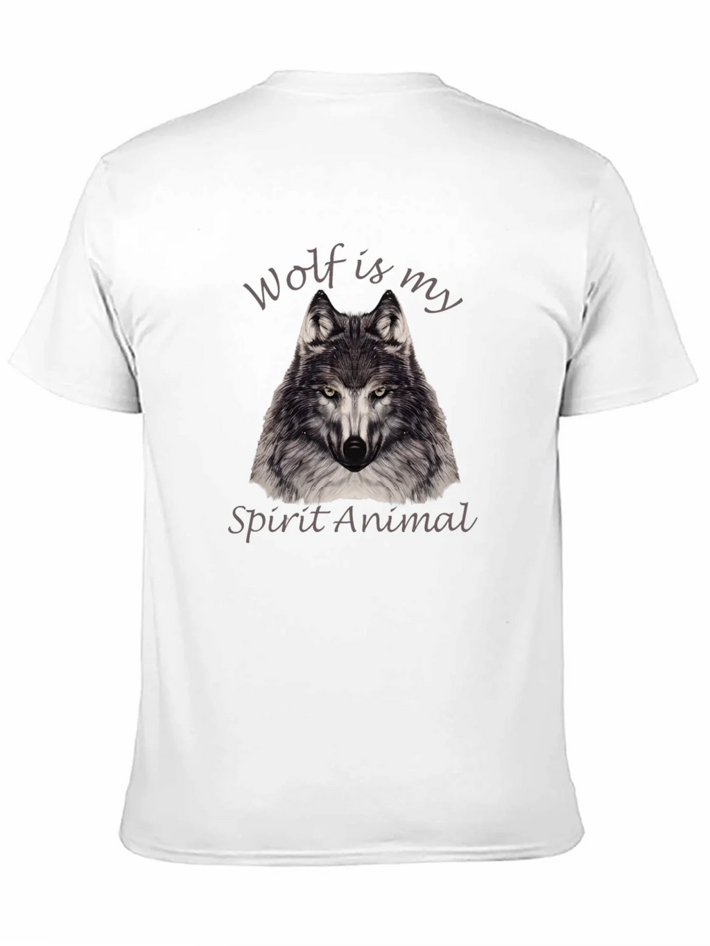 Wolf Spirit Animal Graphic Tee - Black product image 10
