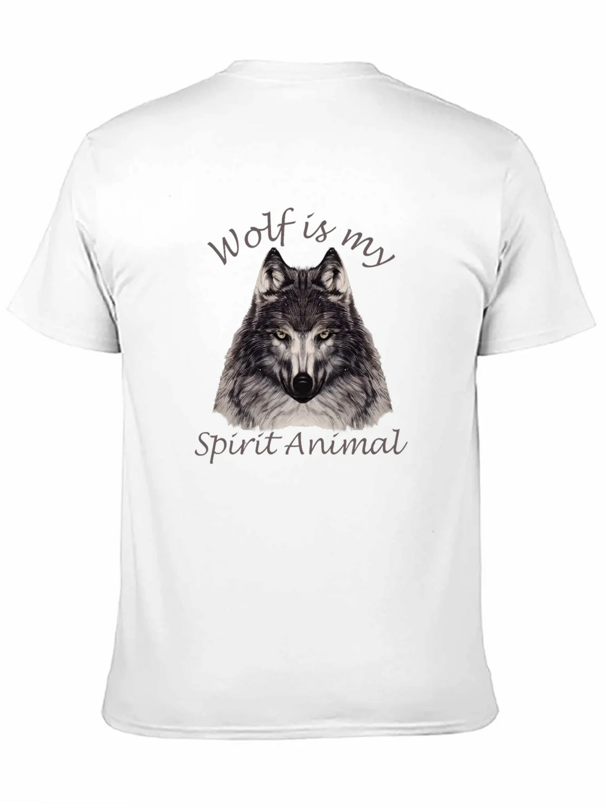 Wolf Spirit Animal Graphic Tee - Black product image 10