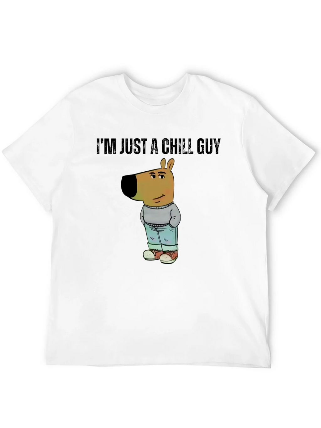 Chill Guy Cartoon Dog T-Shirt product image 11