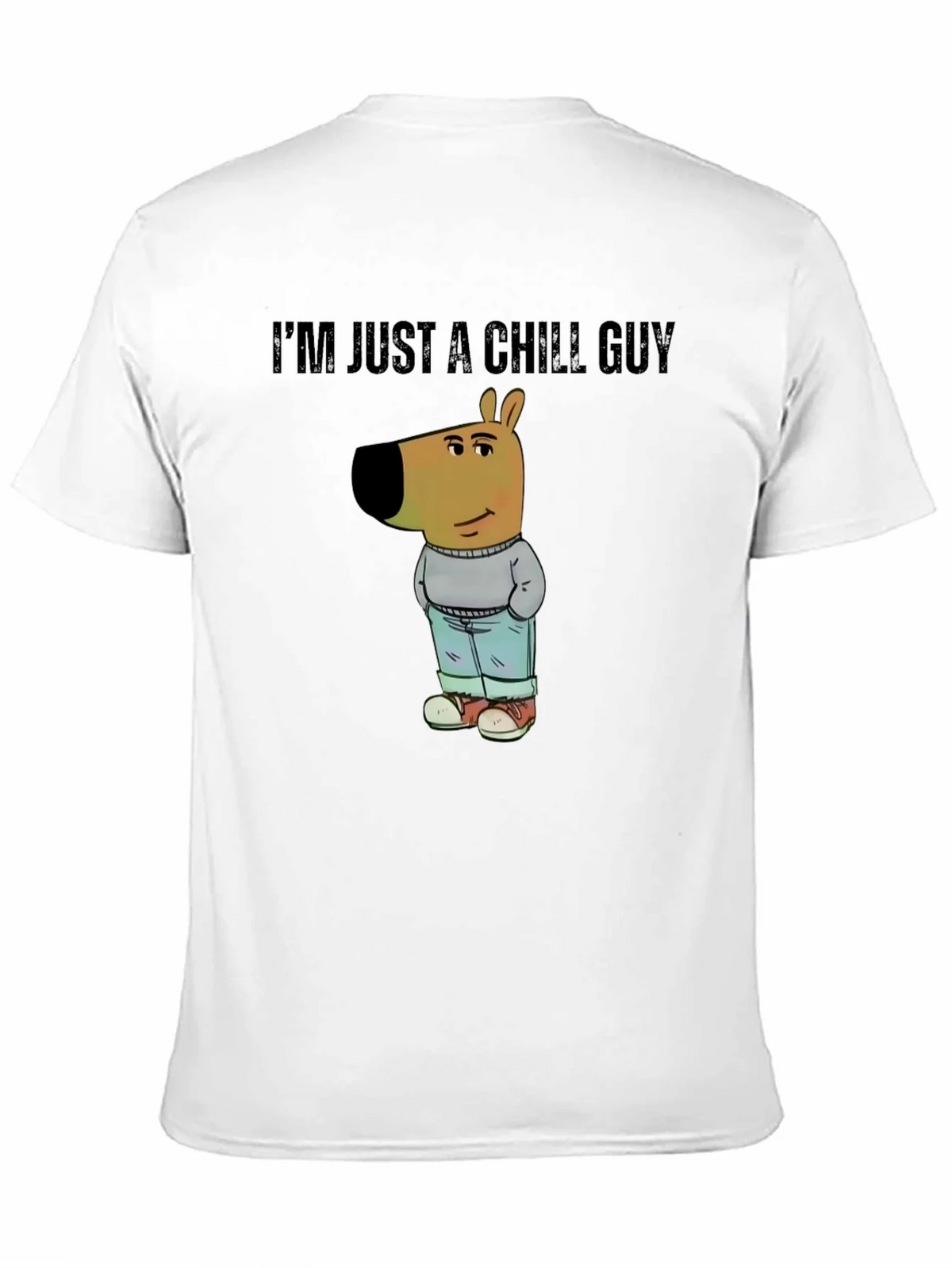 Chill Guy Cartoon Dog T-Shirt product image 10