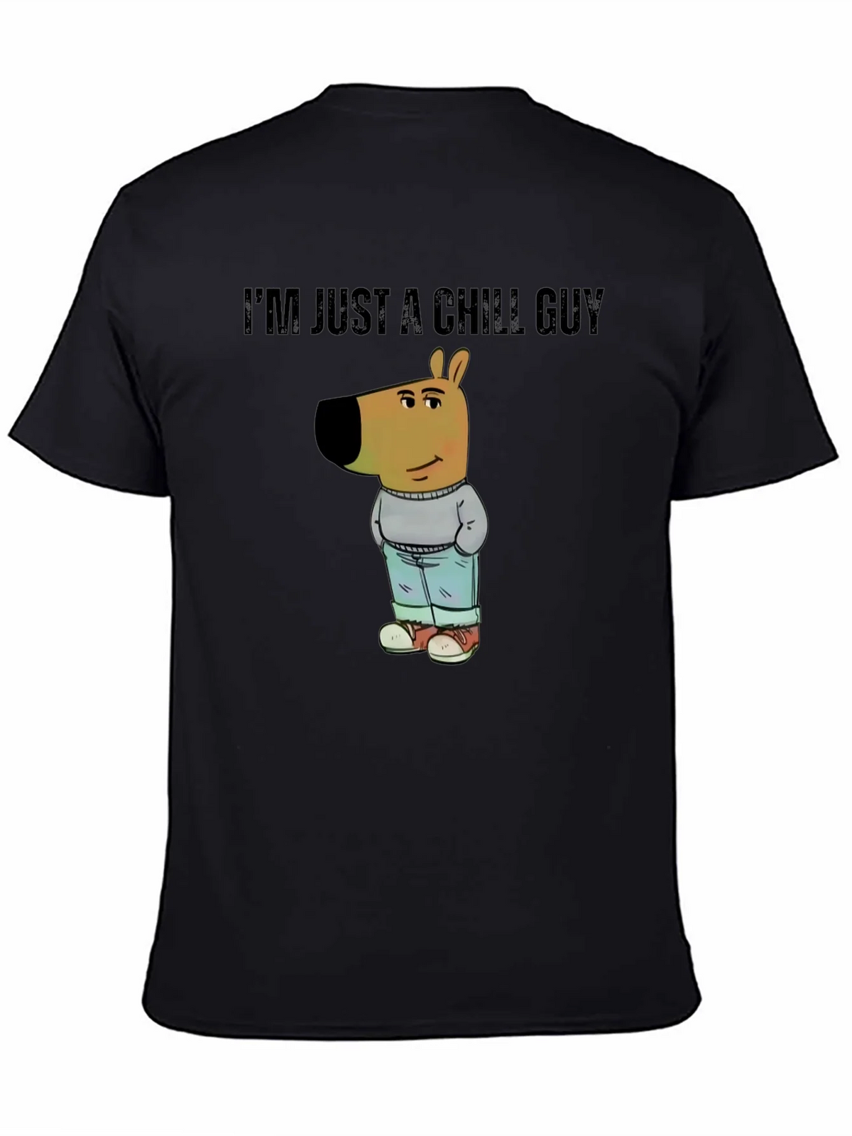 Chill Guy Cartoon Dog T-Shirt product image 4