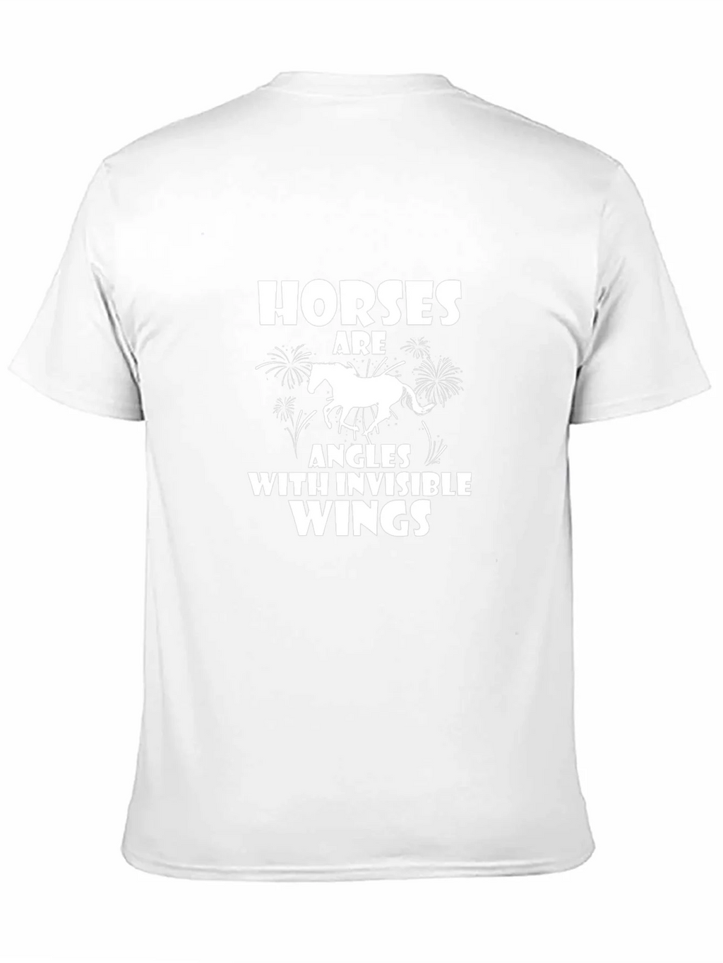 Horses Are Angles With Invisible Wings Black T-Shirt product image 10