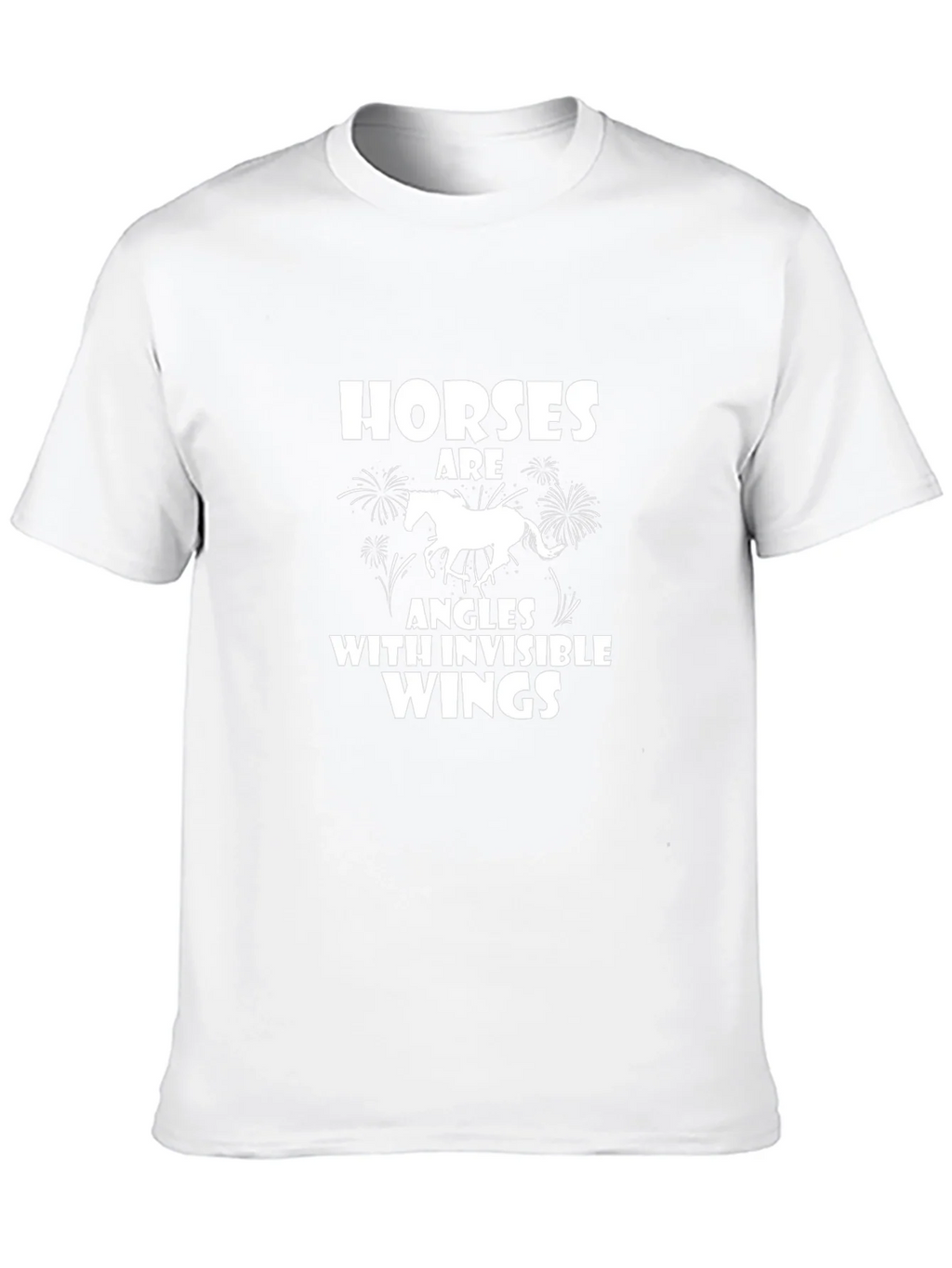 Horses Are Angles With Invisible Wings Black T-Shirt product image 9