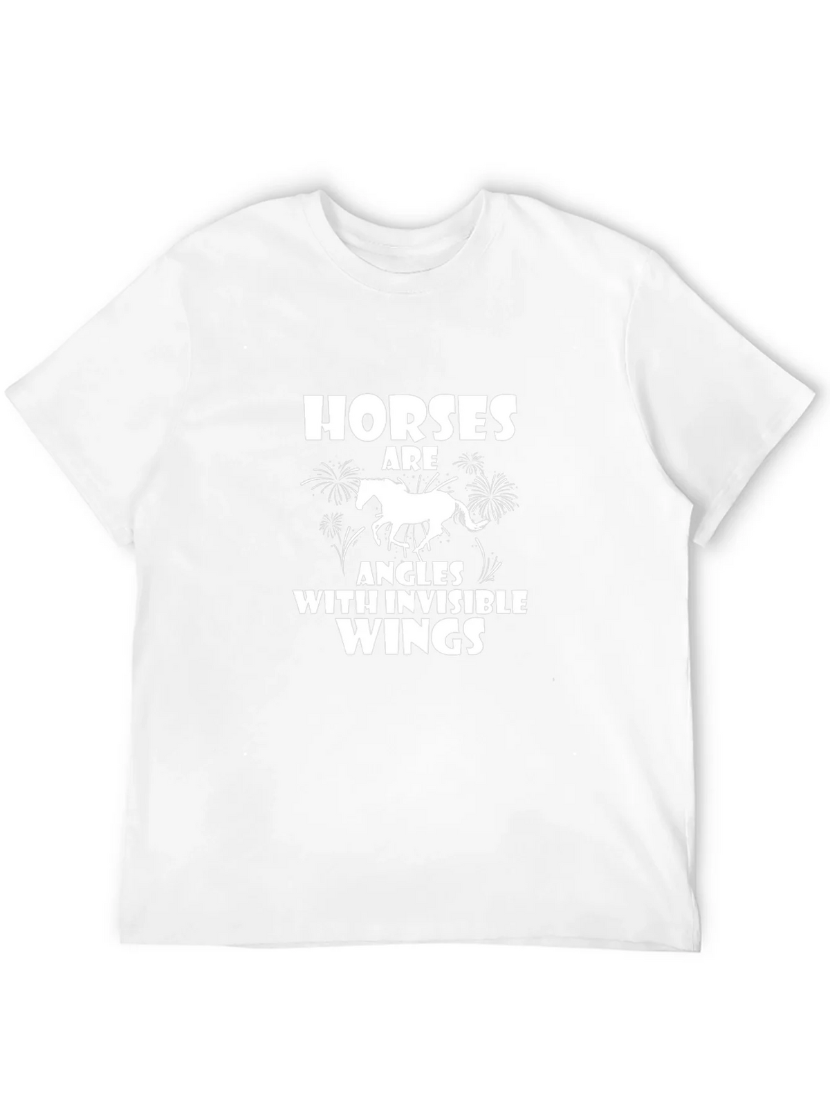 Horses Are Angles With Invisible Wings Black T-Shirt product image 11