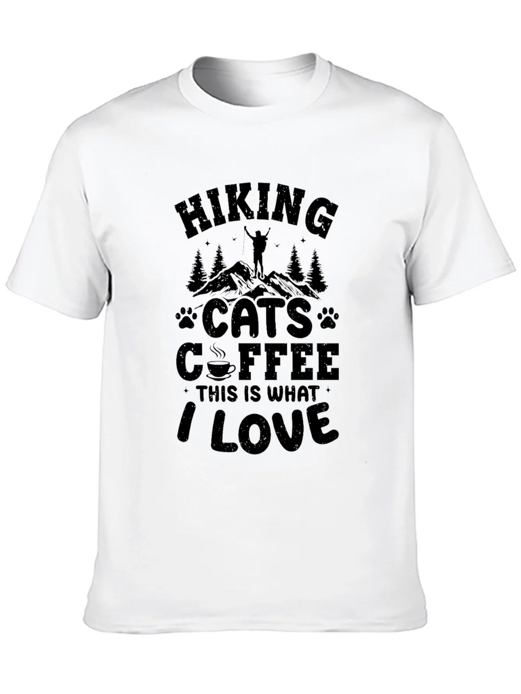 Hiking Cats Coffee Lover T-Shirt product image 9