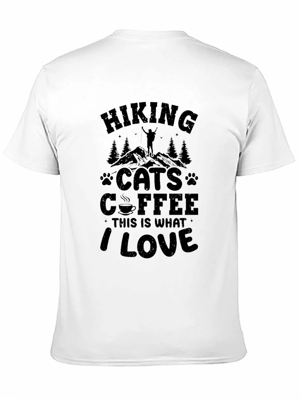 Hiking Cats Coffee Lover T-Shirt product image 10