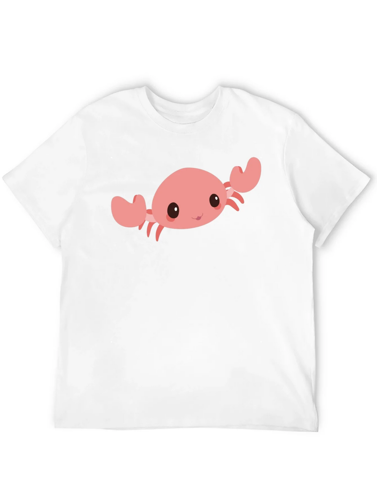 Cute Crab Graphic Tee - Black Cotton Comfort product image 7