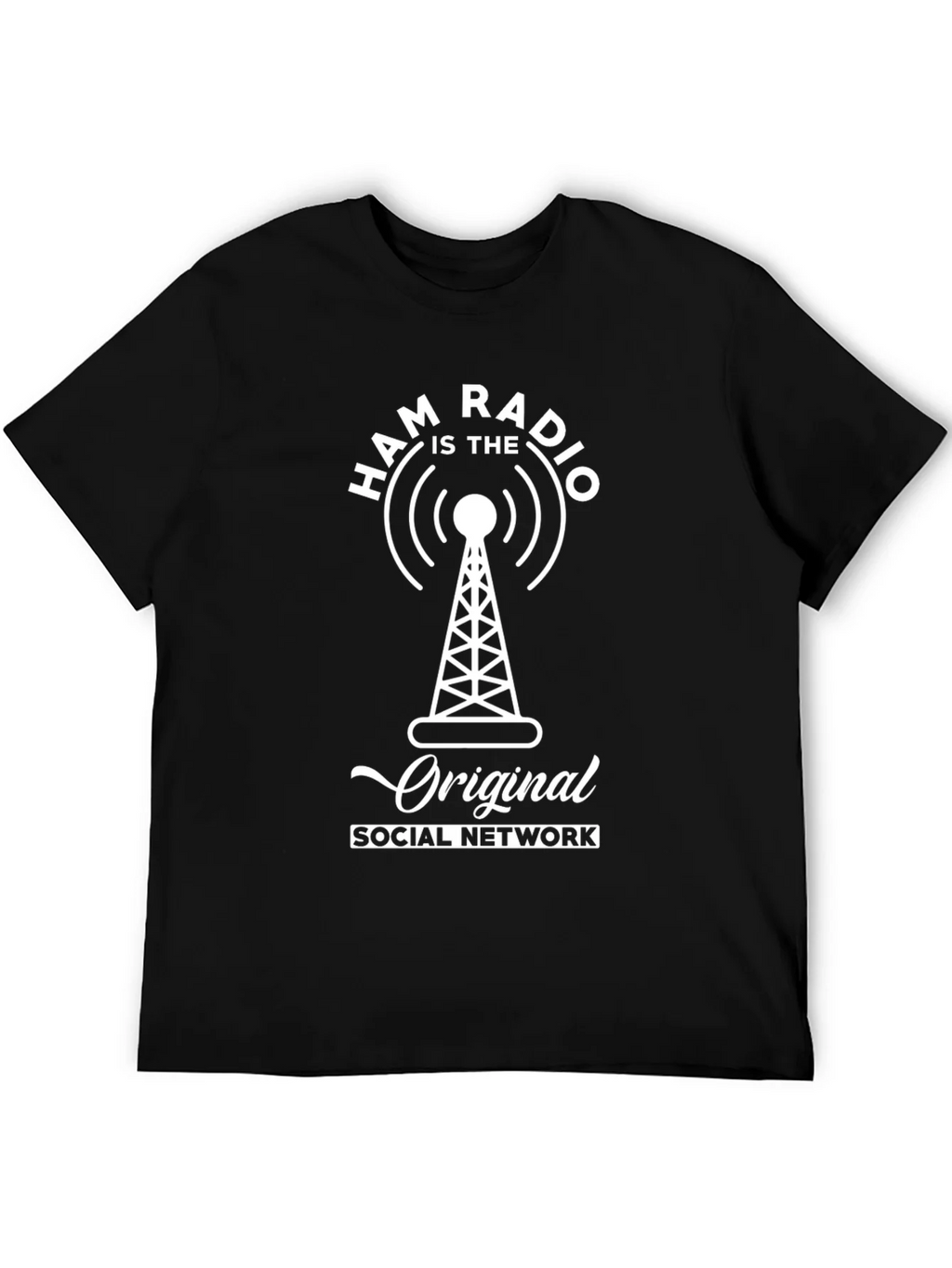 Ham Radio Original Social Network Graphic Tee product image 5
