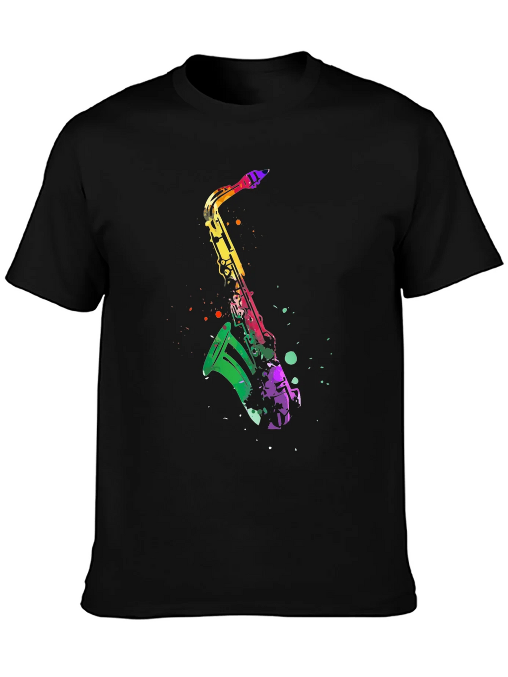 Colorful Saxophone Graphic T-Shirt product image 2
