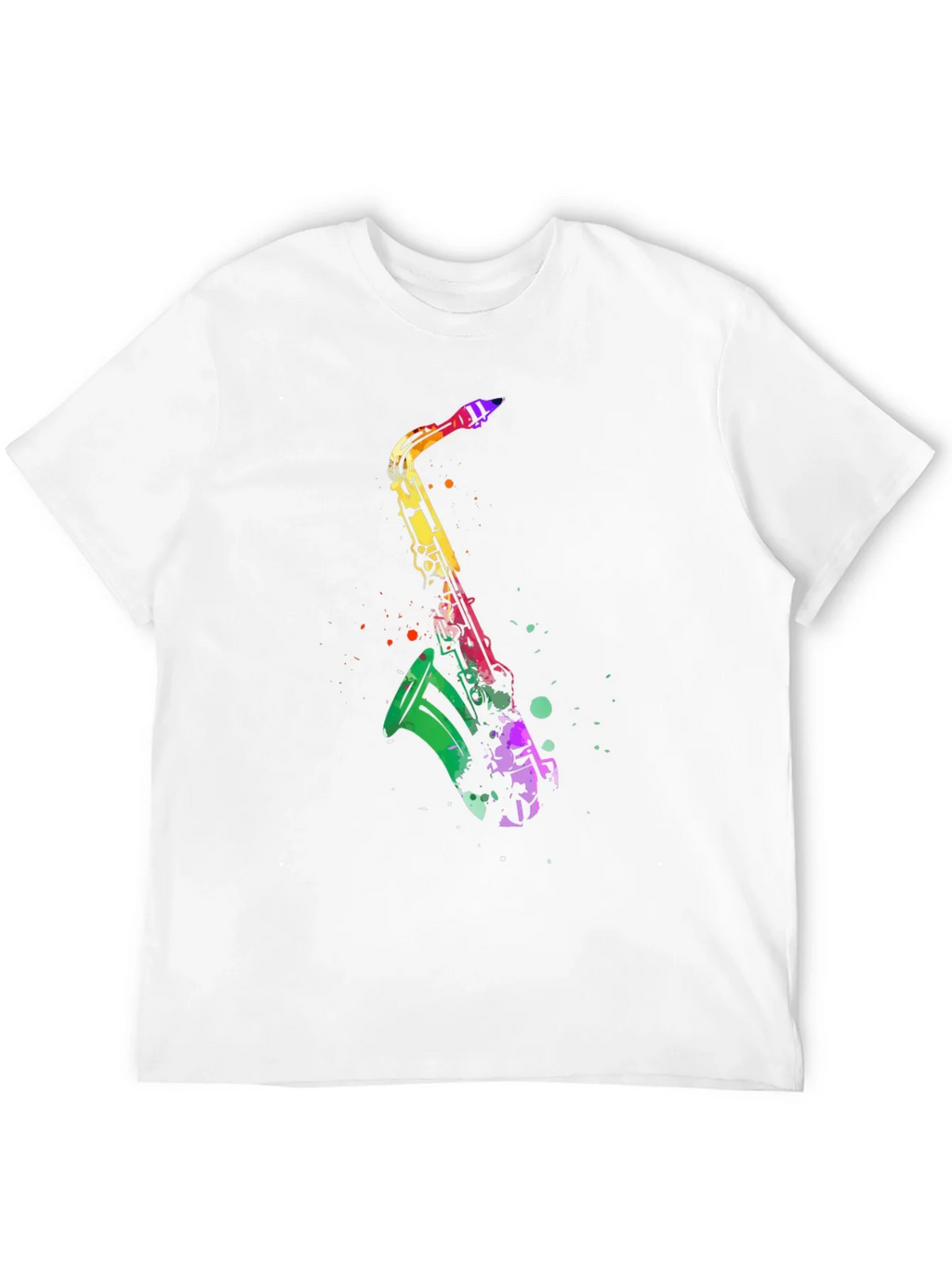 Colorful Saxophone Graphic T-Shirt product image 9