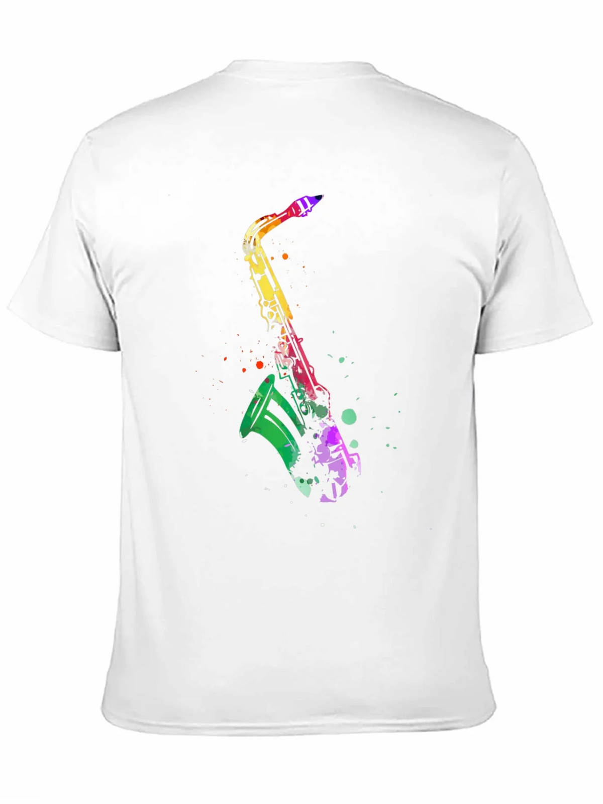 Colorful Saxophone Graphic T-Shirt product image 8