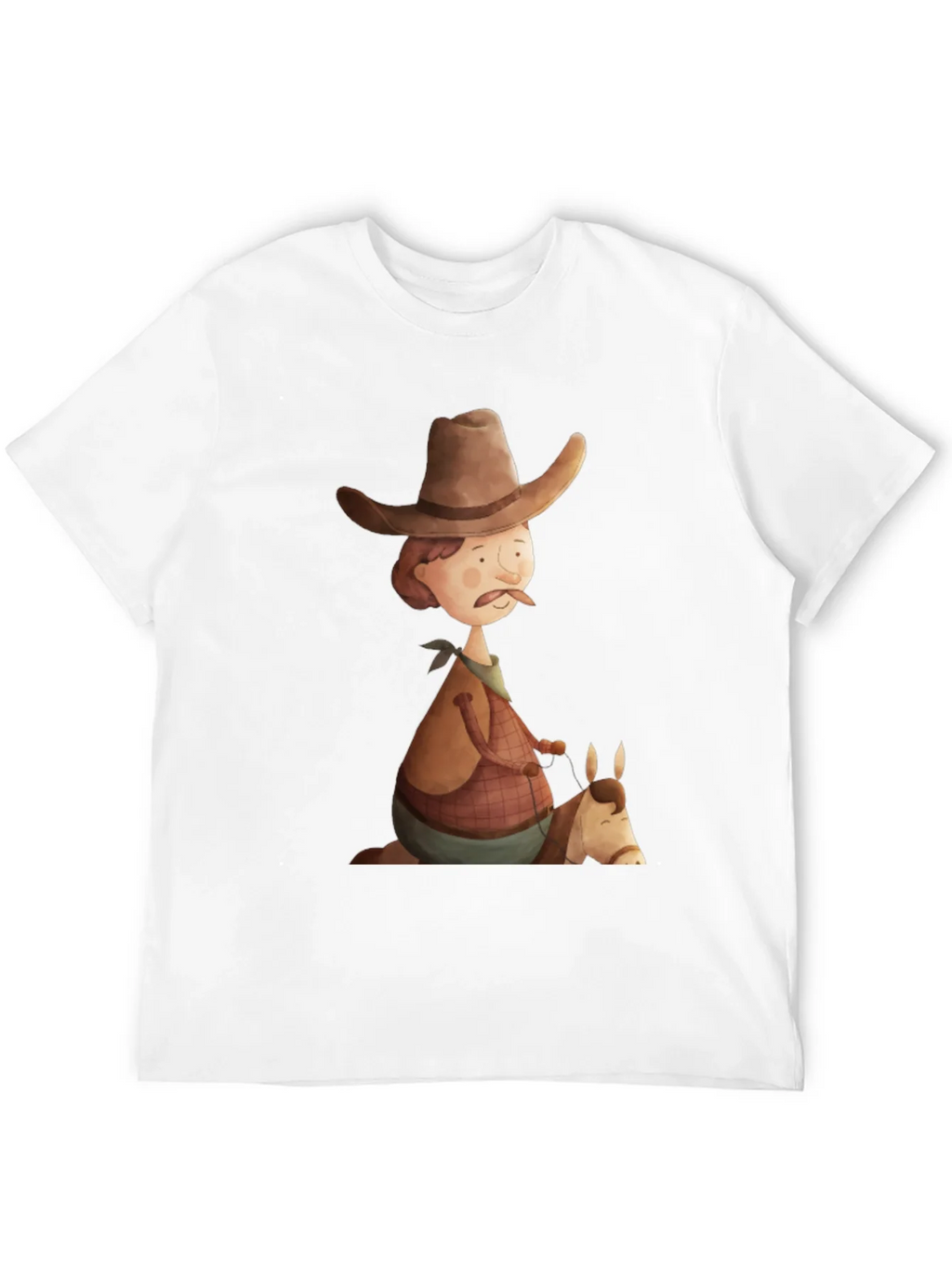Cartoon Cowboy Graphic Tee - Unique Design! product image 11