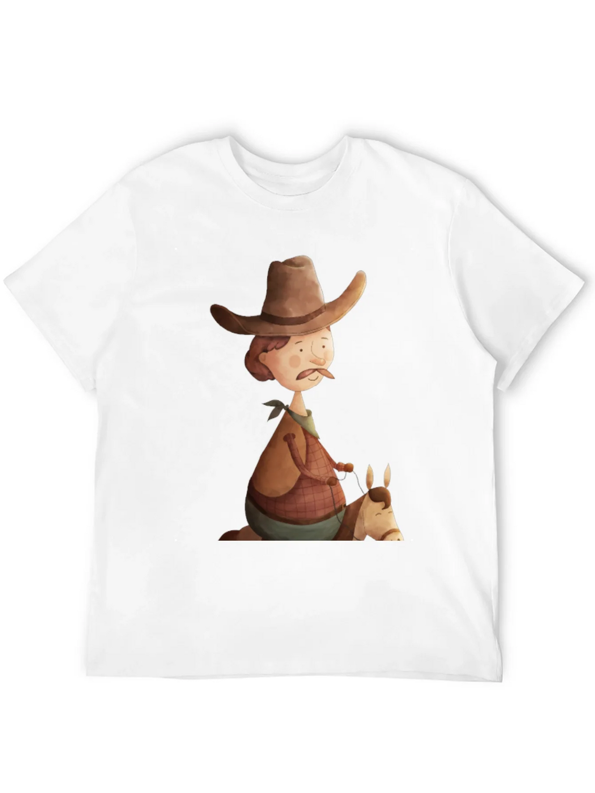 Cartoon Cowboy Graphic Tee - Unique Design! product image 11