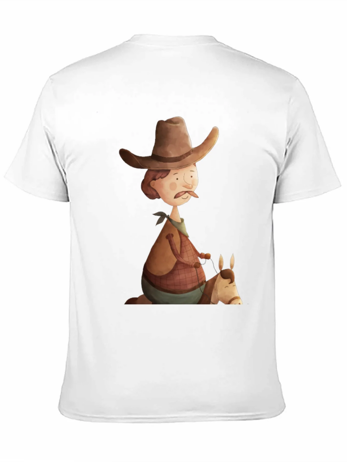 Cartoon Cowboy Graphic Tee - Unique Design! product image 10