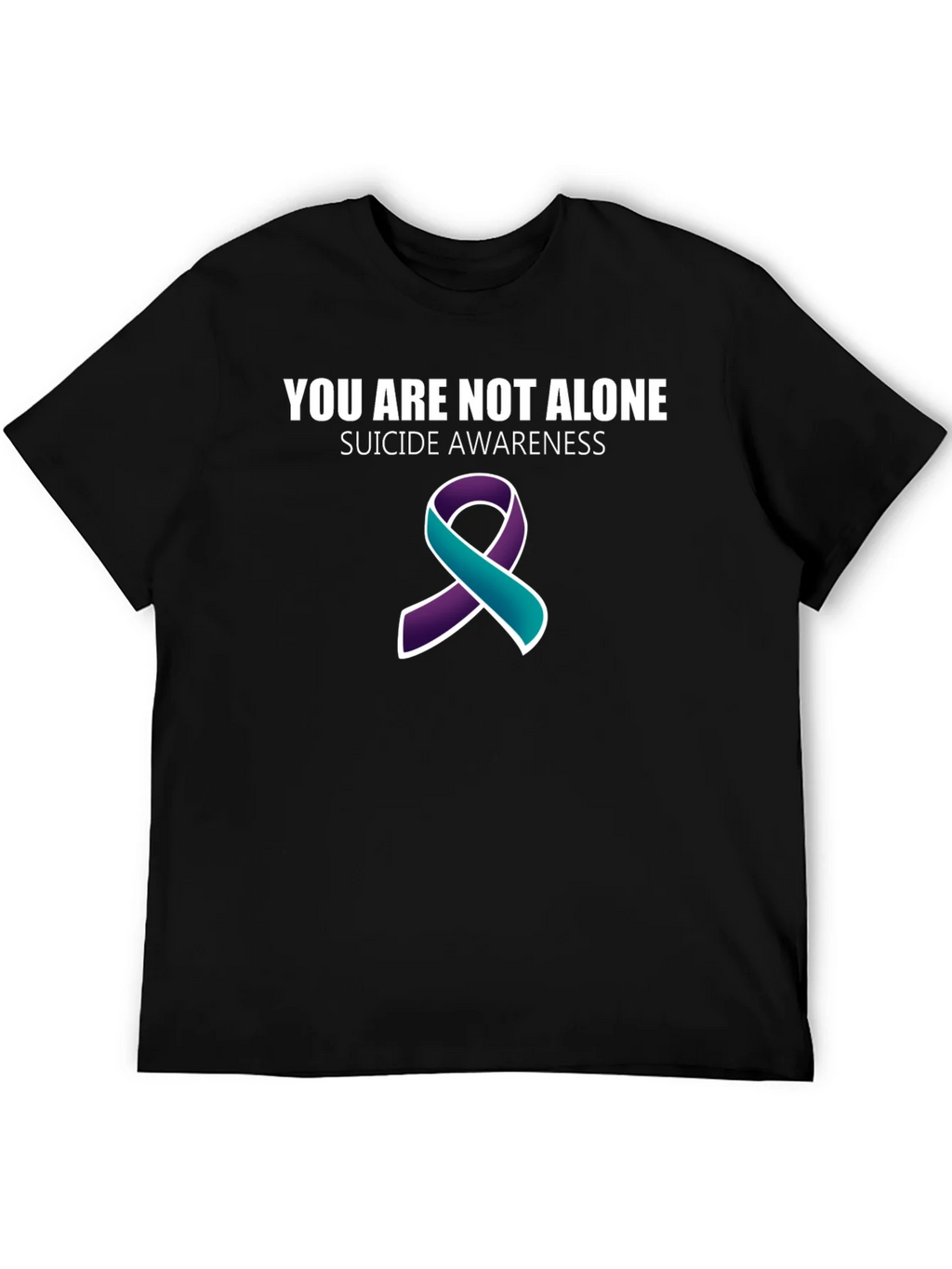 Suicide Awareness Ribbon Graphic Tee product image 4