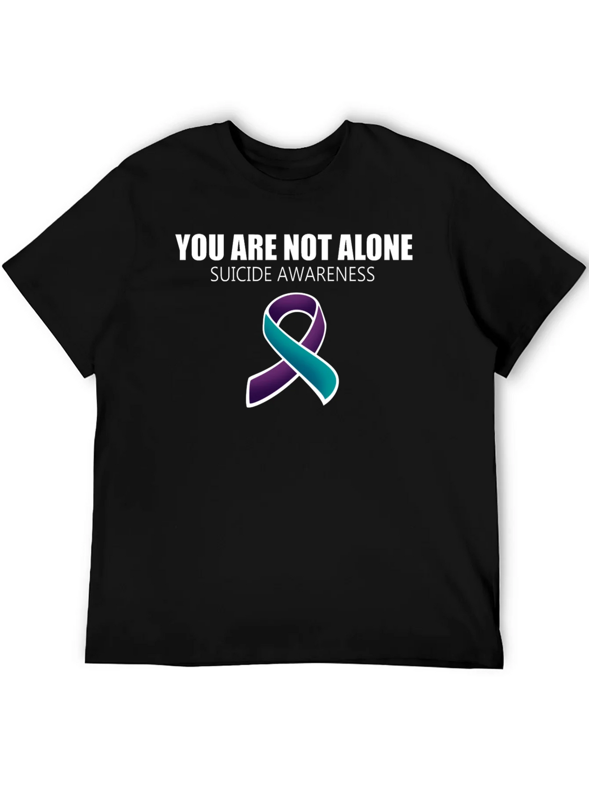 Suicide Awareness Ribbon Graphic Tee product image 4
