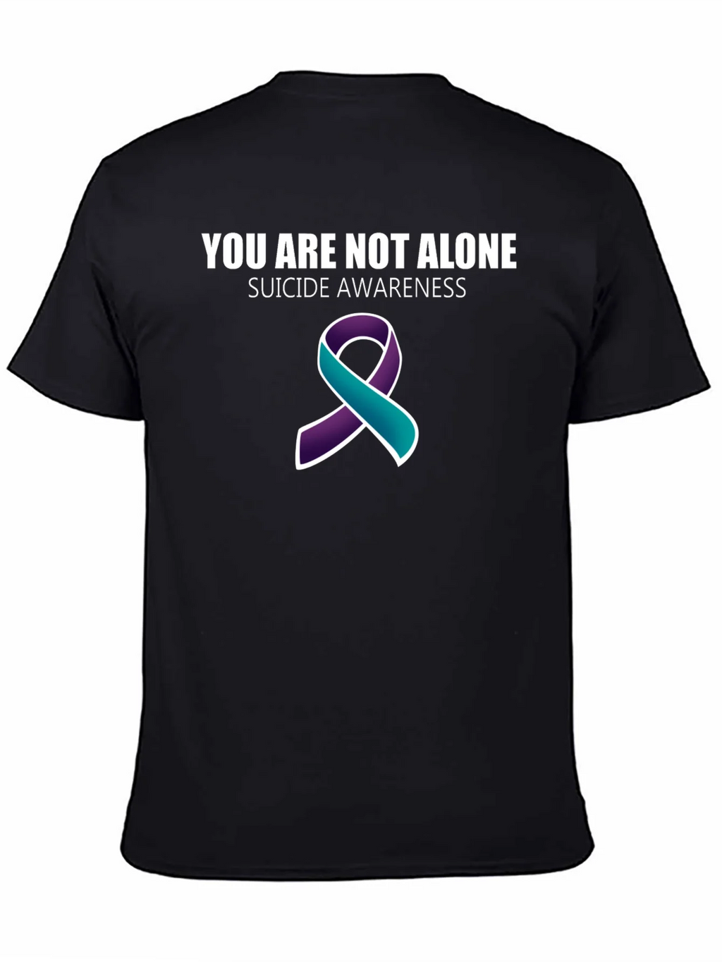 Suicide Awareness Ribbon Graphic Tee product image 3