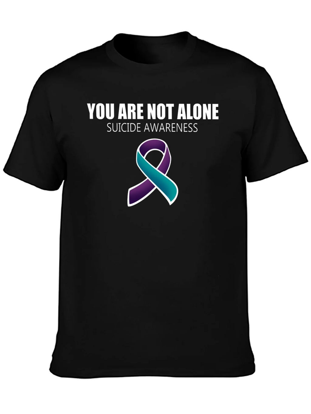 Suicide Awareness Ribbon Graphic Tee product image 2
