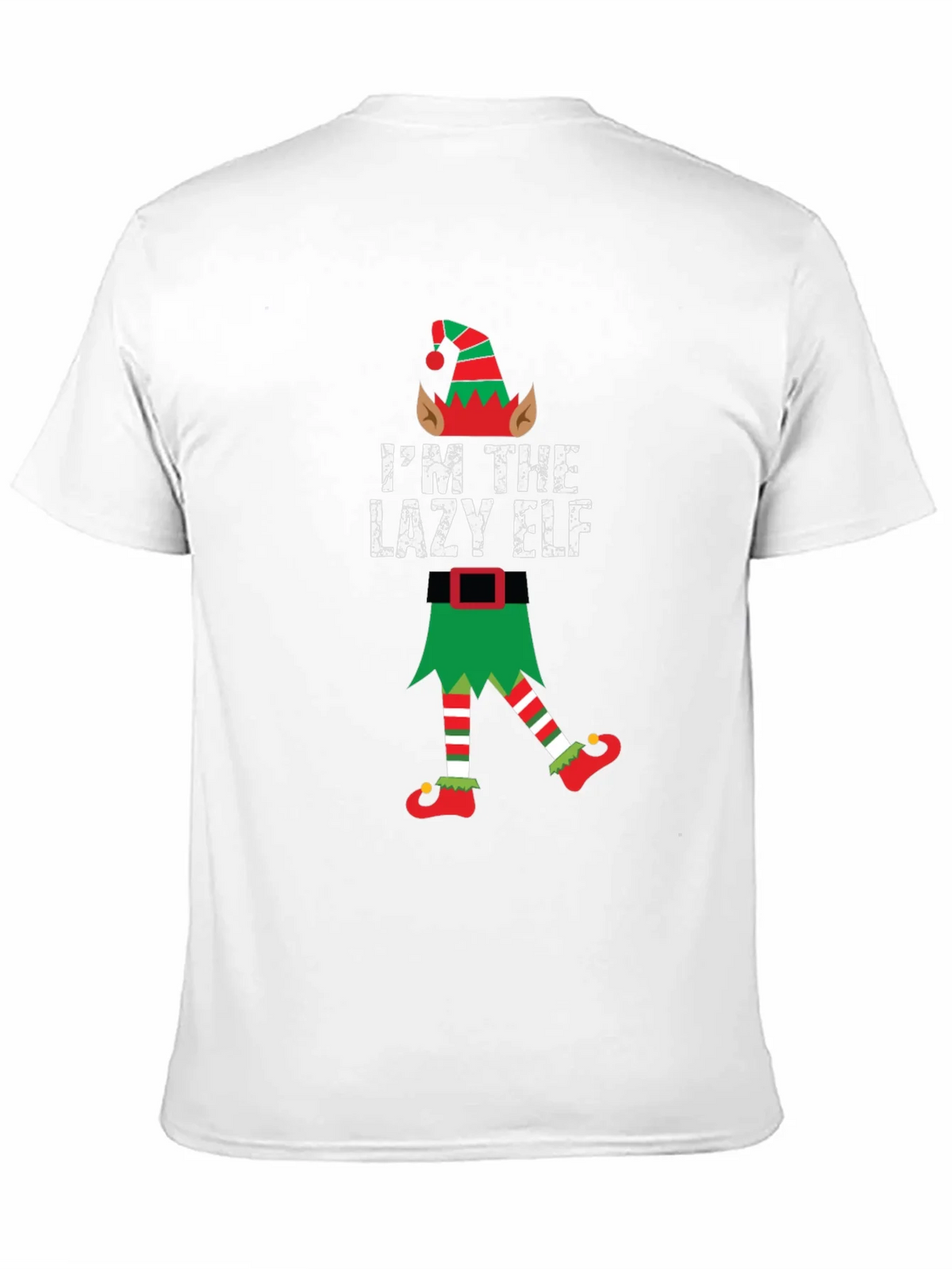 Lazy Elf Christmas T-Shirt Funny Holiday Tee product image 10