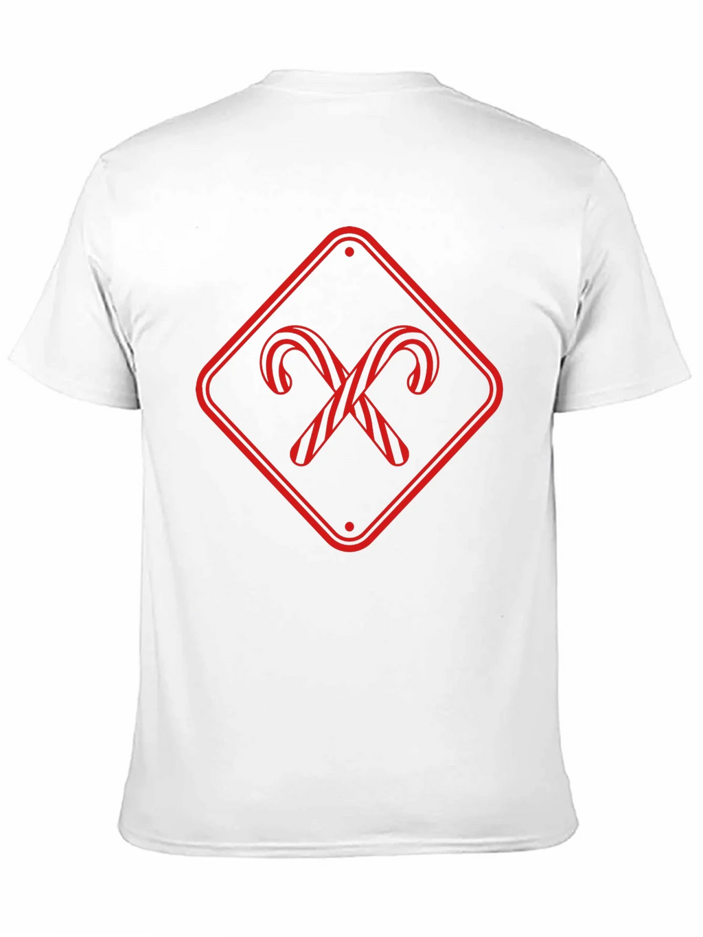 Candy Cane Crossing Black T-Shirt product image 9