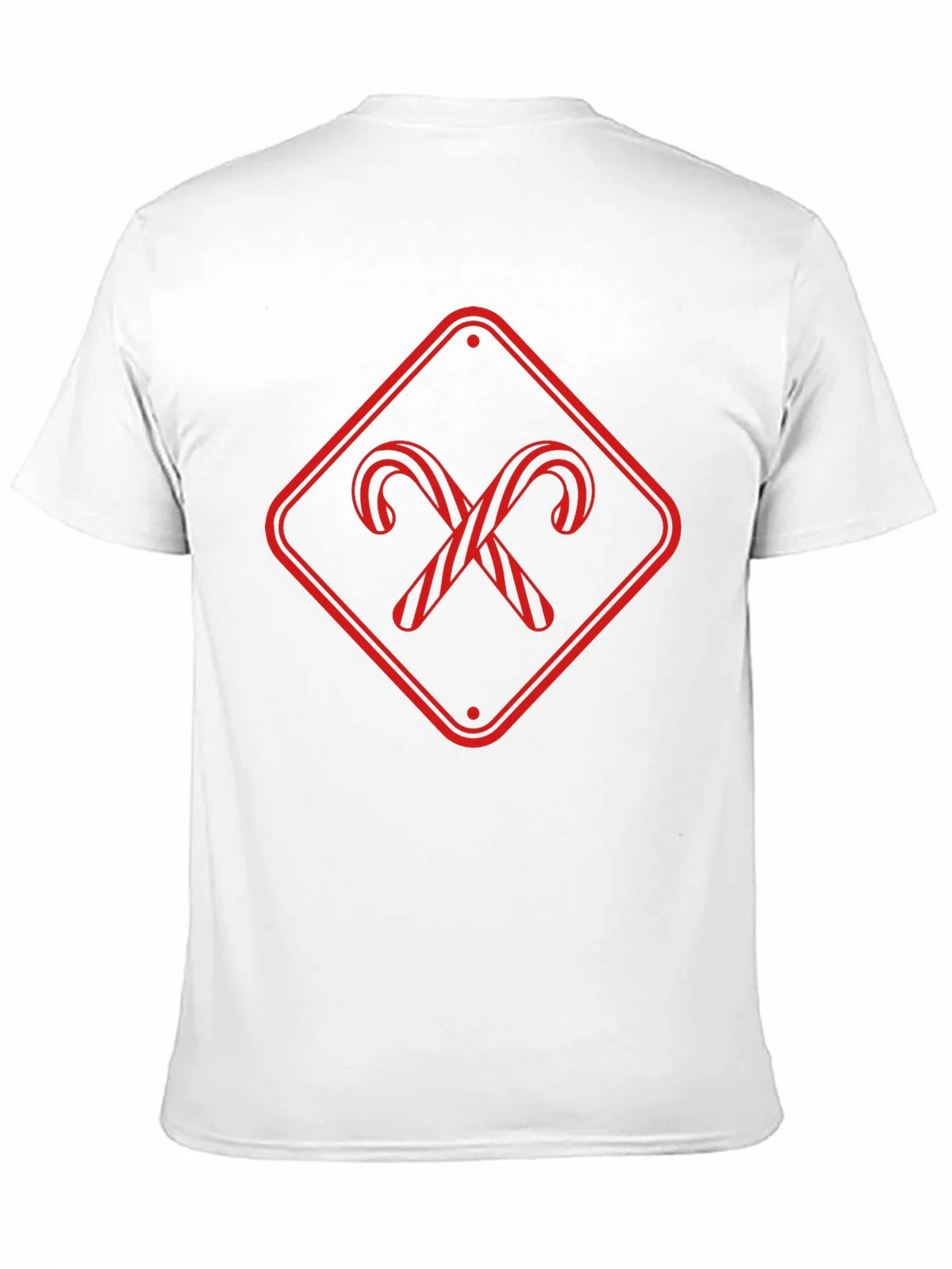Candy Cane Crossing Black T-Shirt product image 9