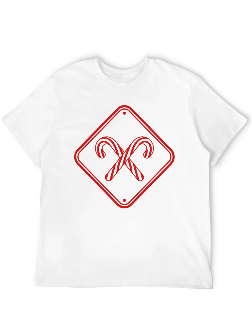 Candy Cane Crossing Black T-Shirt product image 10