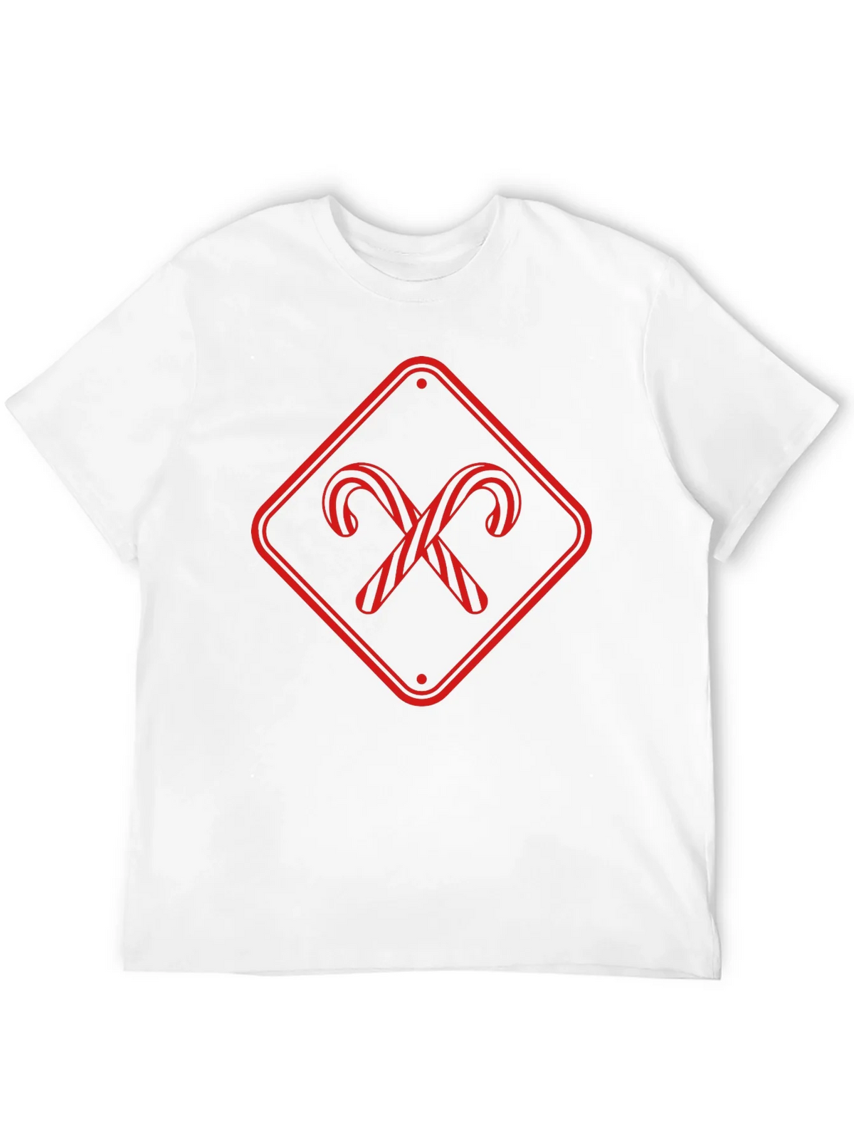 Candy Cane Crossing Black T-Shirt product image 10