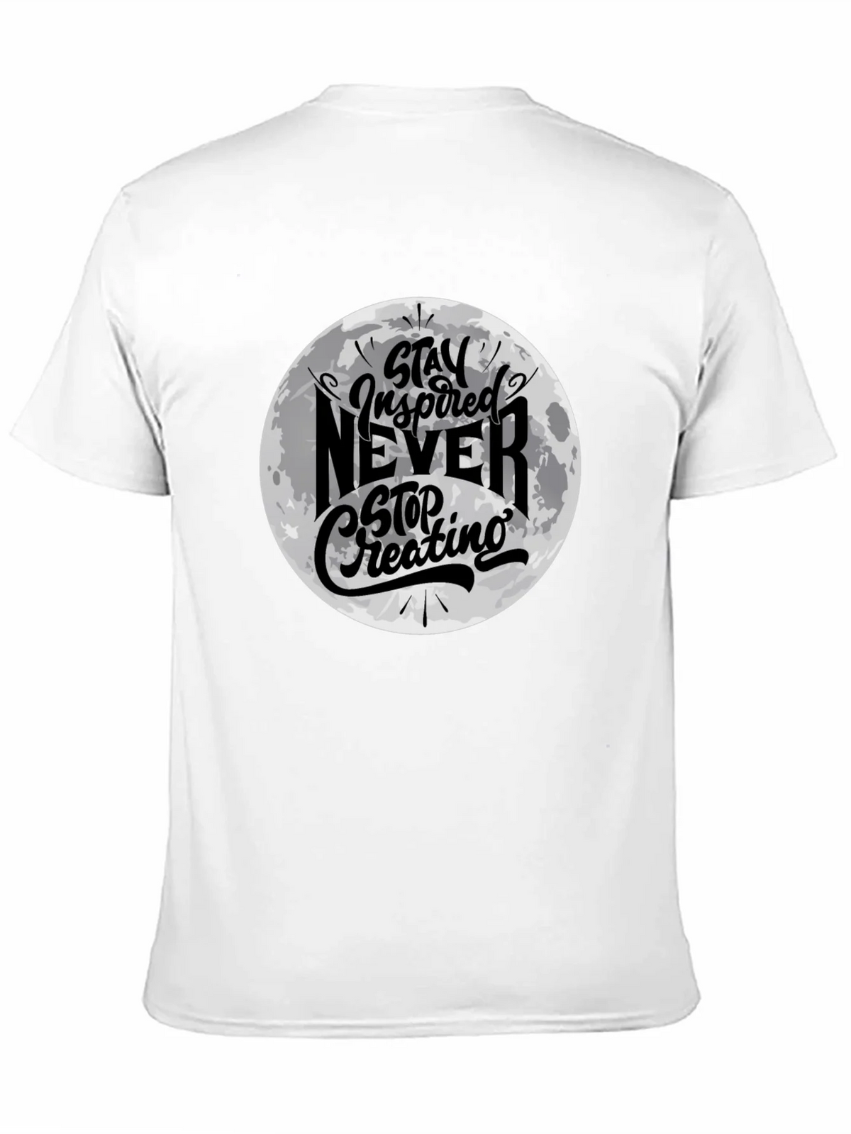 Stay Inspired Graphic Black T-Shirt product image 10