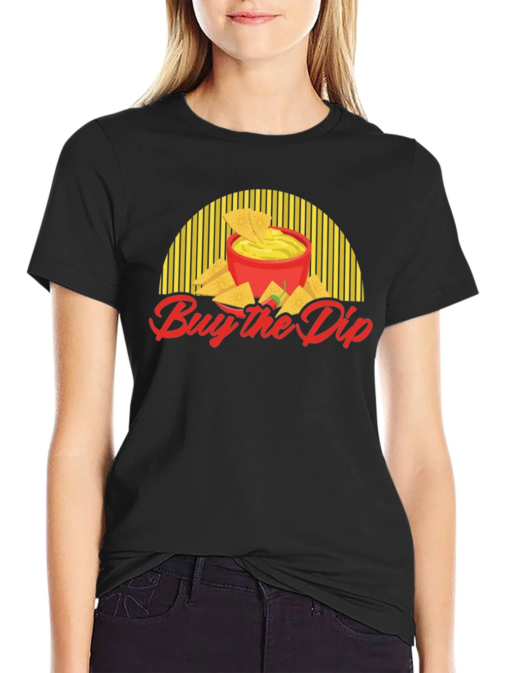 Buy the Dip T-Shirt - Nachos & Queso Design product image 2