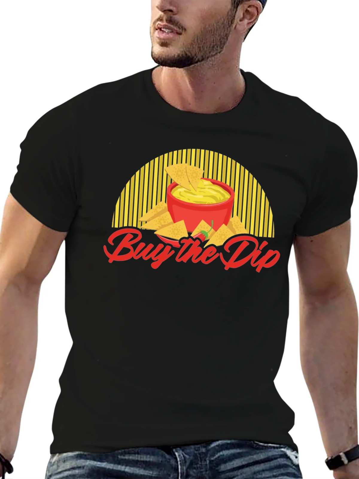 Buy the Dip T-Shirt - Nachos & Queso Design product image 6