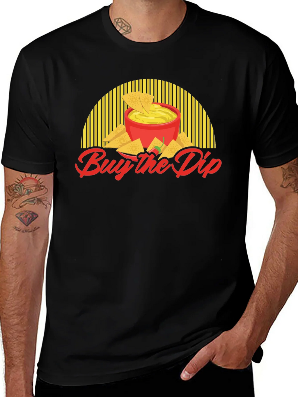 Buy the Dip T-Shirt - Nachos & Queso Design product image 1