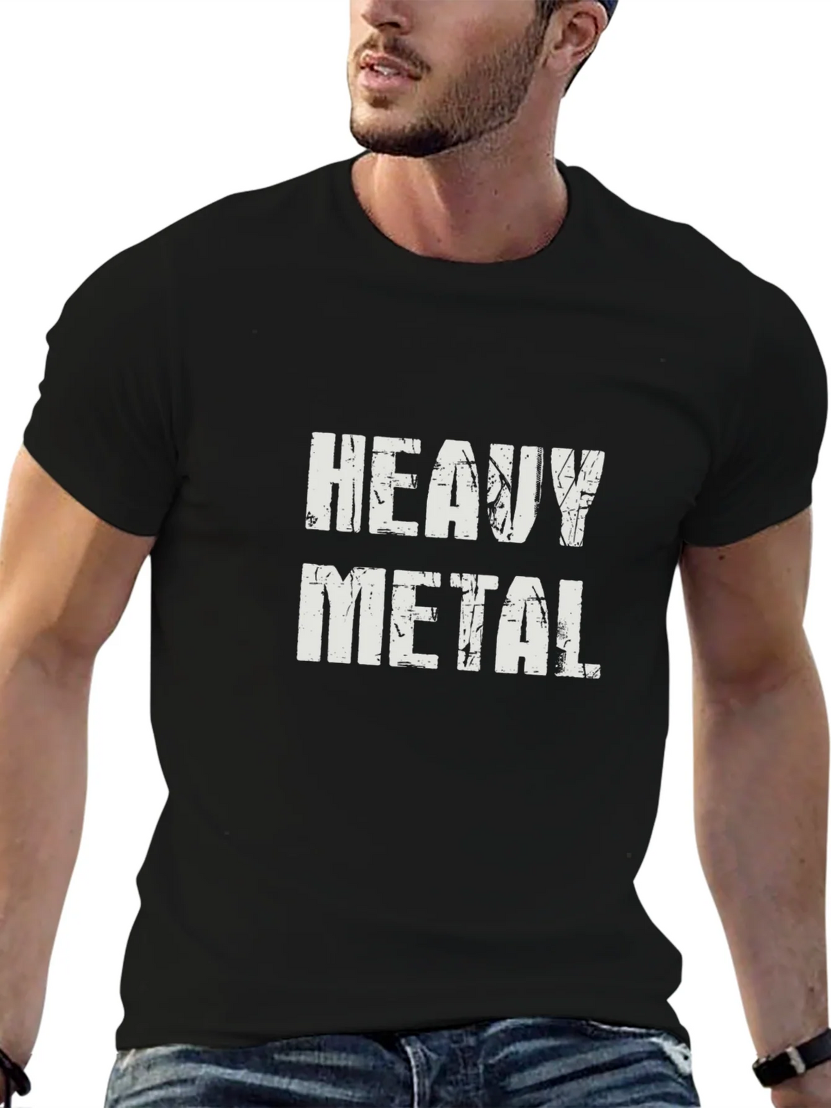 Heavy Metal Distressed Graphic T-Shirt product image 5