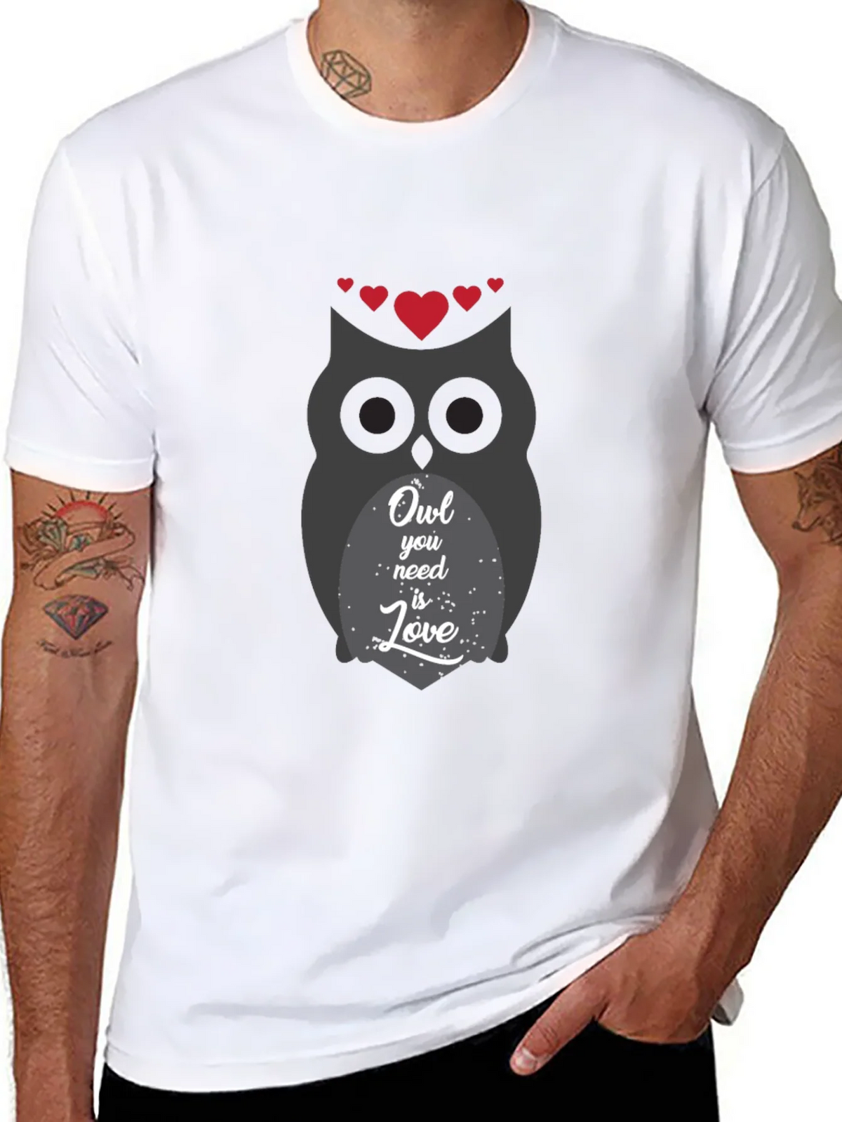 Owl You Need is Love - Graphic T-Shirt product image 6