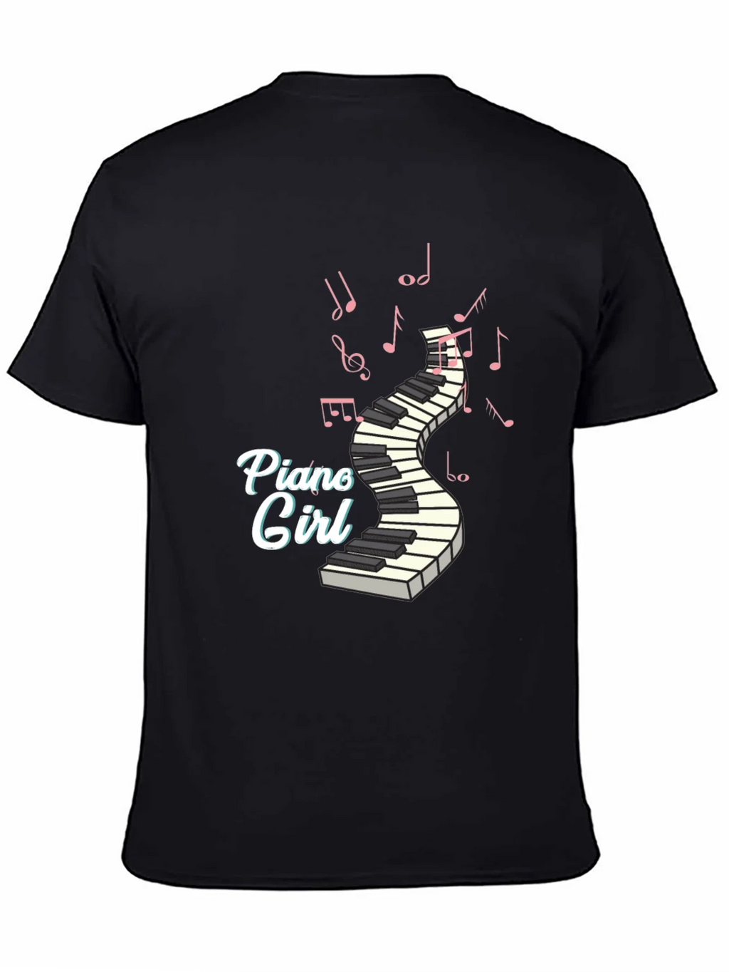 Piano Girl T-Shirt - Music Lover Tee product image 4
