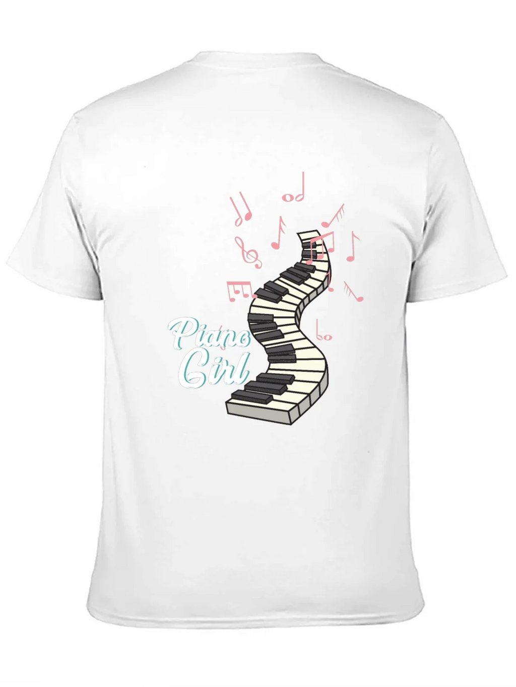 Piano Girl T-Shirt - Music Lover Tee product image 8