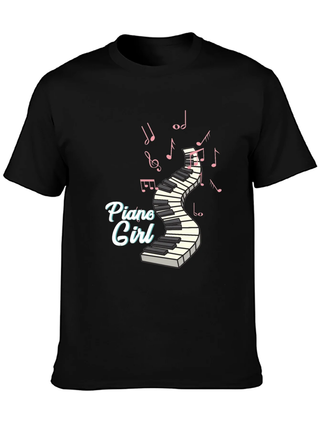 Piano Girl T-Shirt - Music Lover Tee product image 3