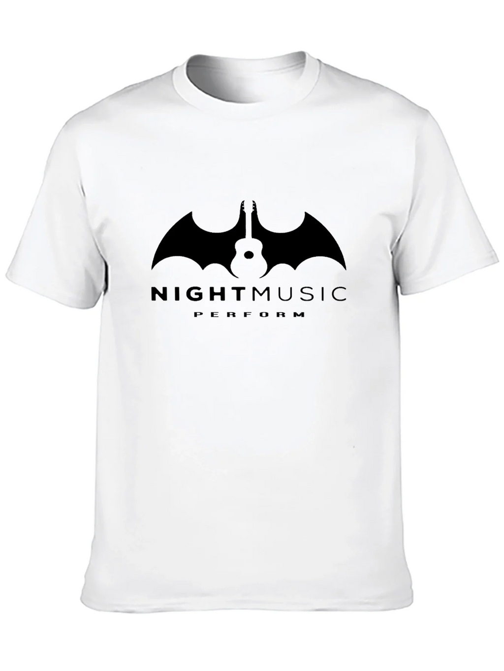 Night Music Guitar Bat Graphic T-Shirt product image 9