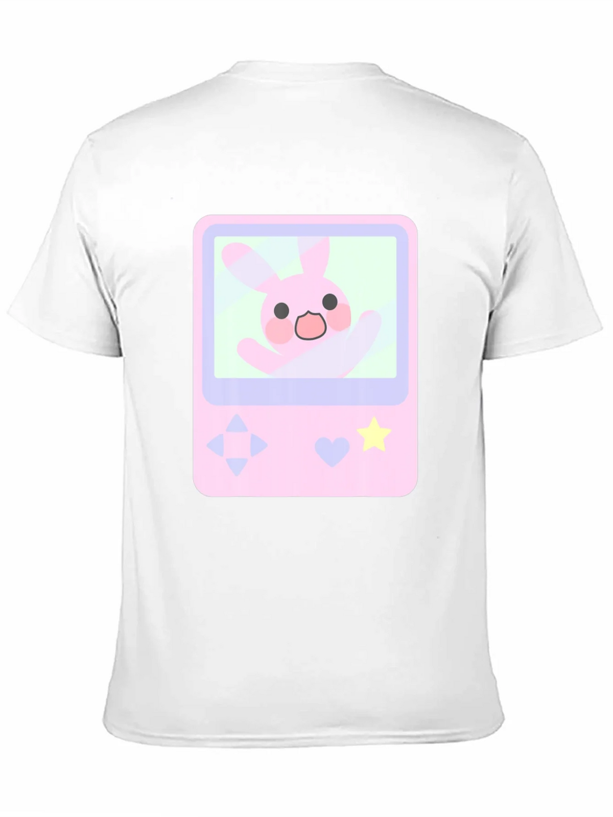 Cute Bunny Game Console Graphic Tee - Black product image 10