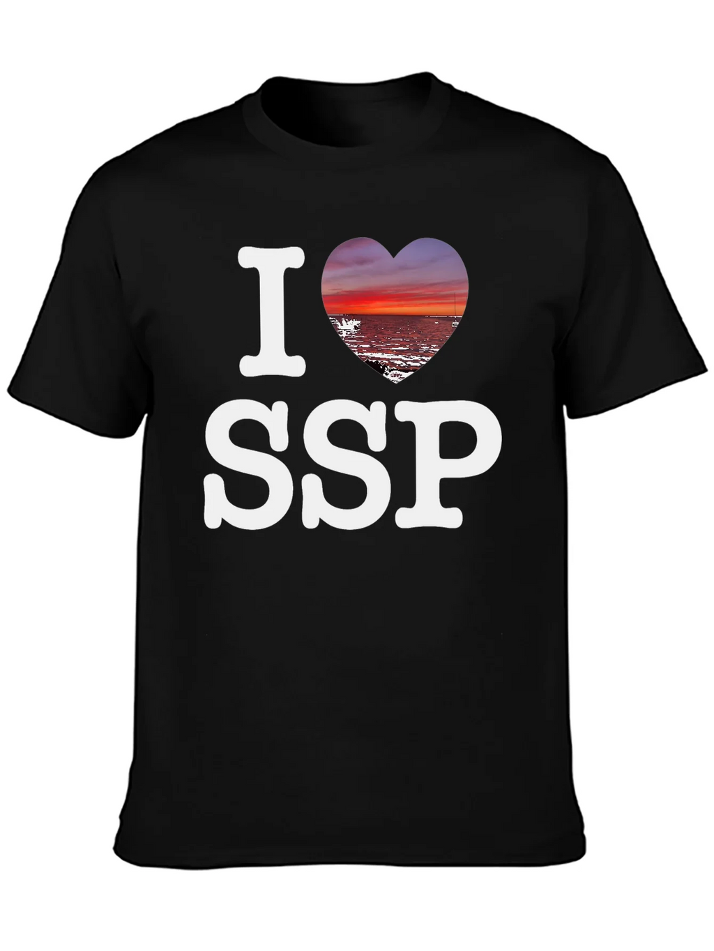 I Heart SSP T-Shirt - Sunset Beach Design product image 3