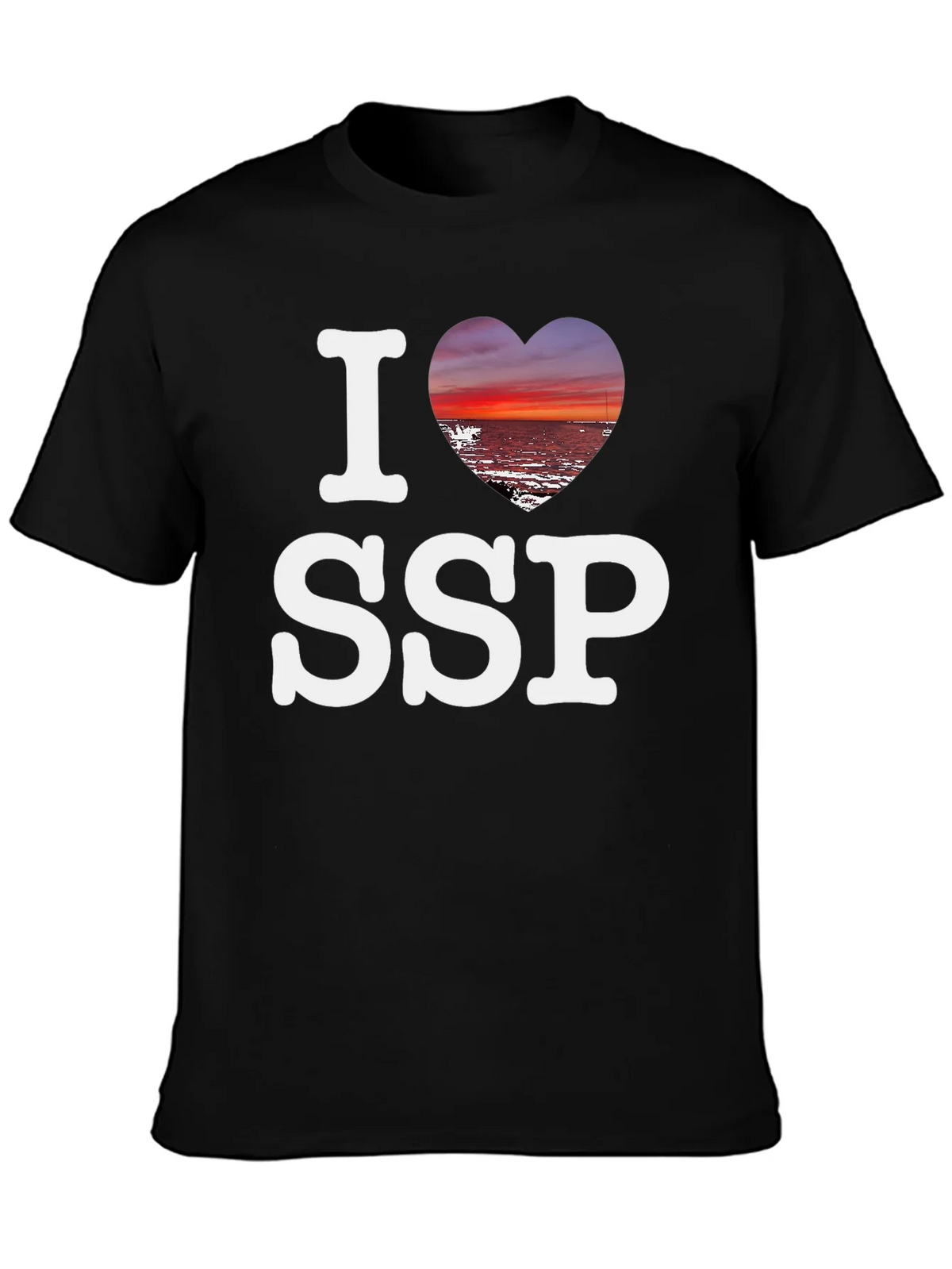 I Heart SSP T-Shirt - Sunset Beach Design product image 3