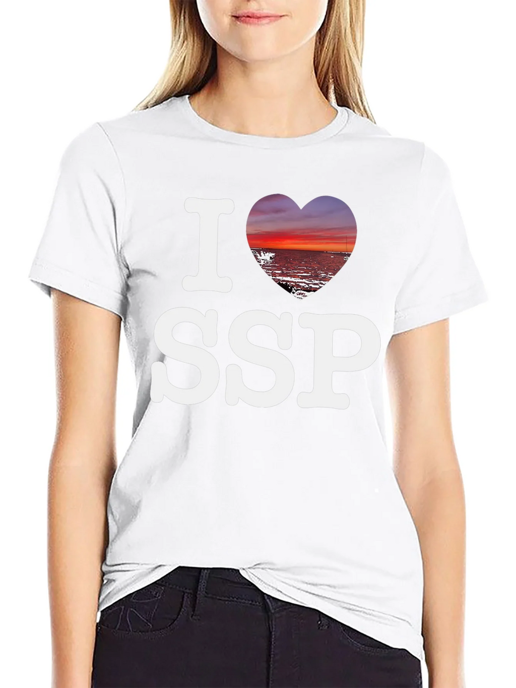 I Heart SSP T-Shirt - Sunset Beach Design product image 8