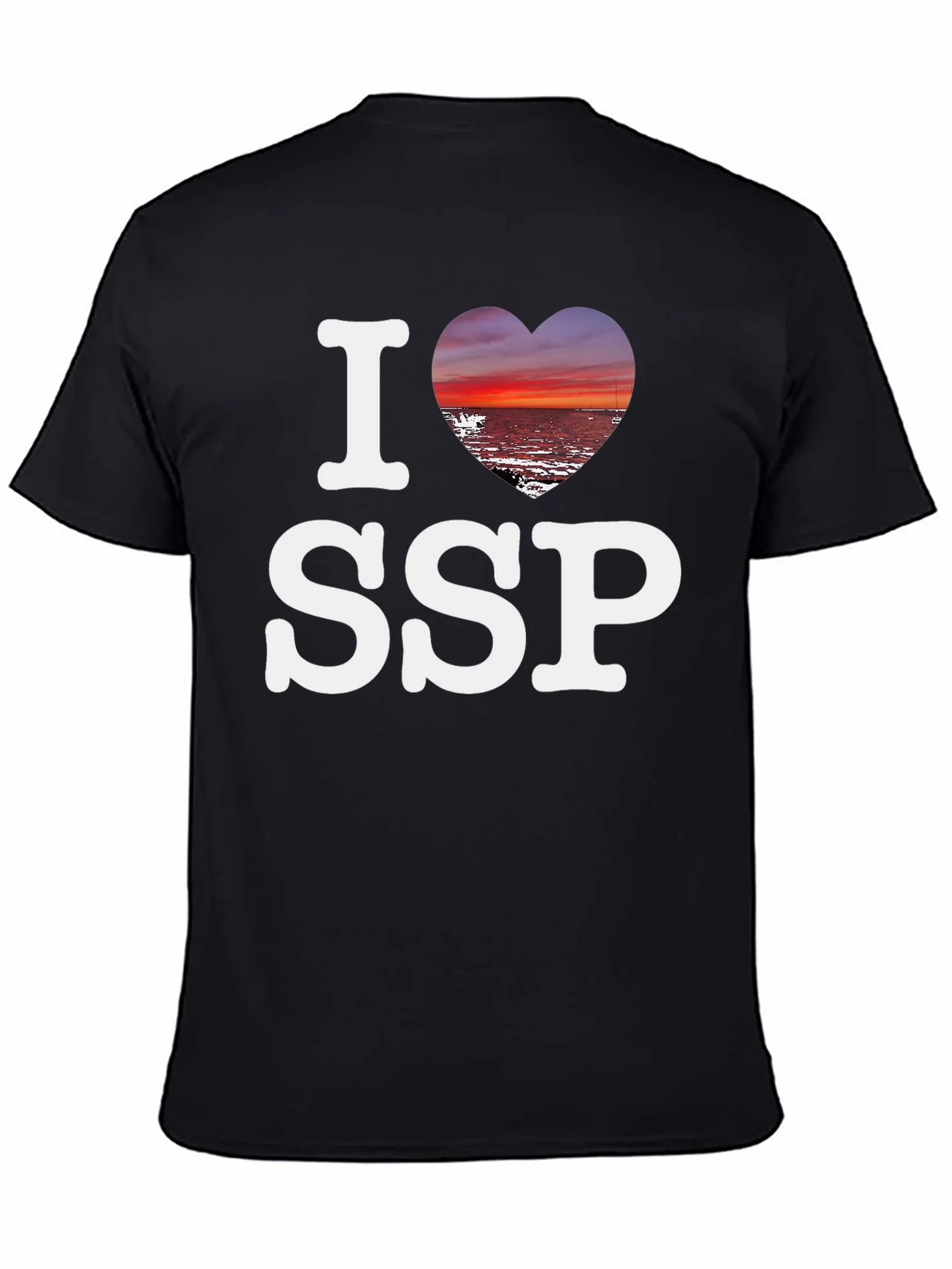 I Heart SSP T-Shirt - Sunset Beach Design product image 4
