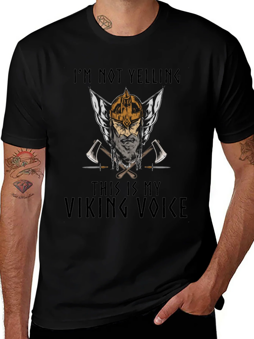 Viking Voice T-Shirt - Nordic Warrior Graphic Tee product image 1
