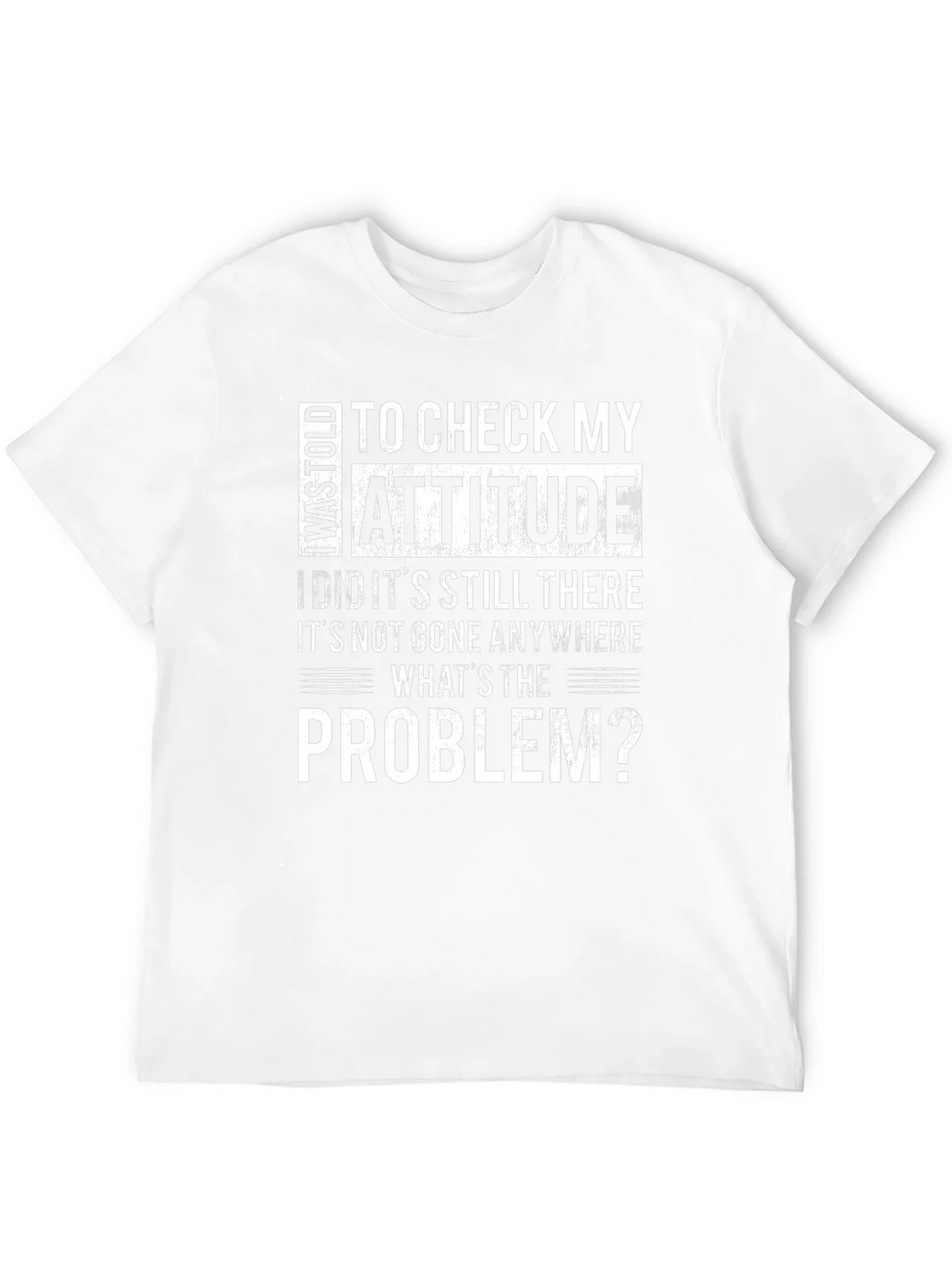 Attitude Check T-Shirt - Humorous Statement Tee product image 11
