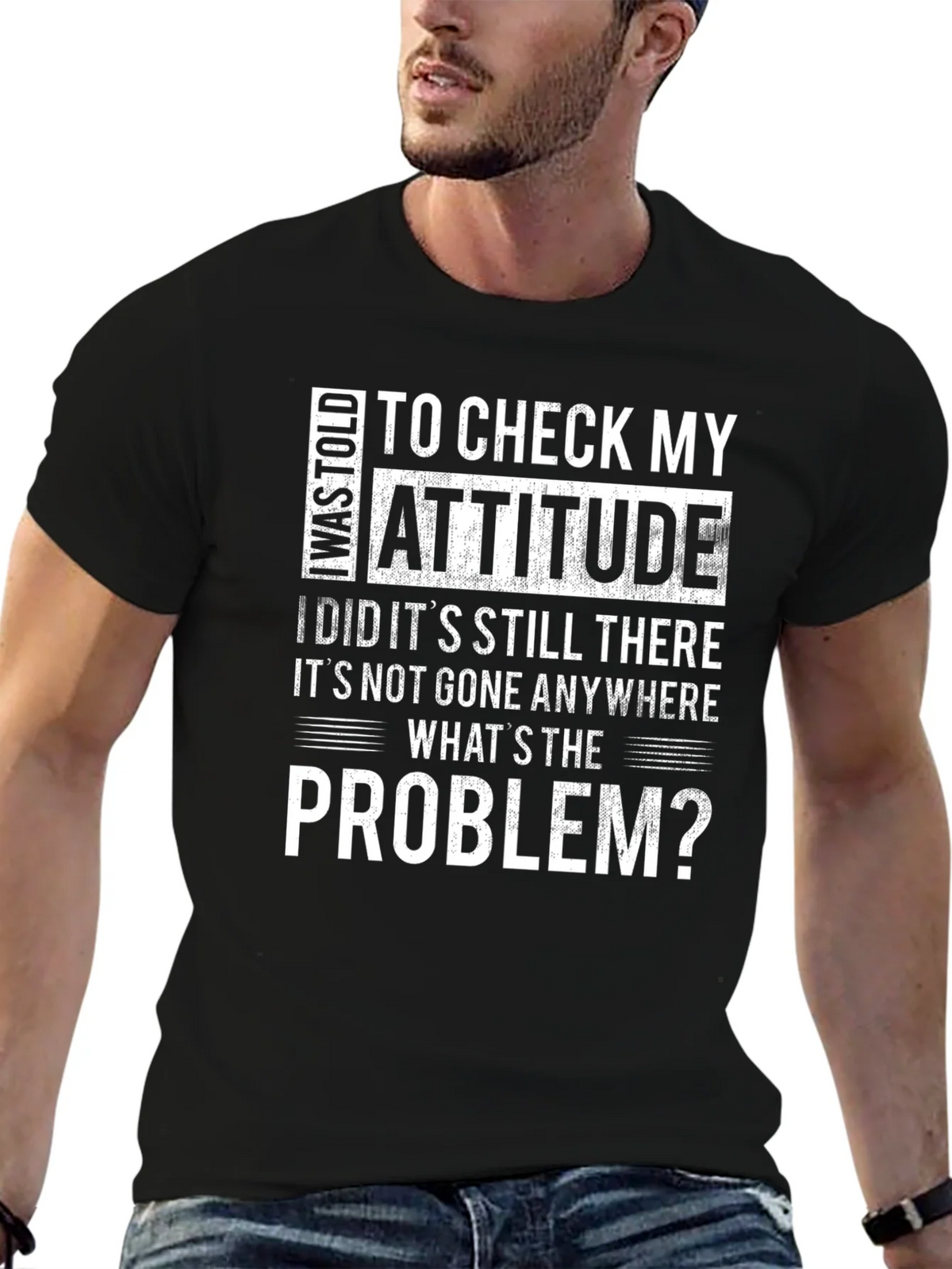Attitude Check T-Shirt - Humorous Statement Tee product image 6