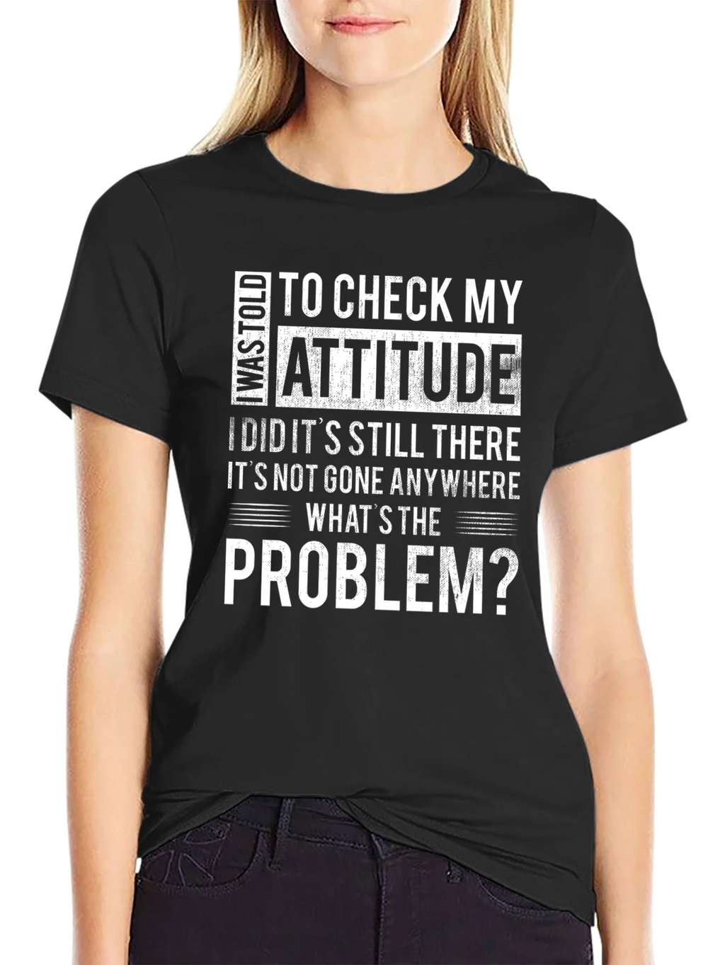 Attitude Check T-Shirt - Humorous Statement Tee product image 2