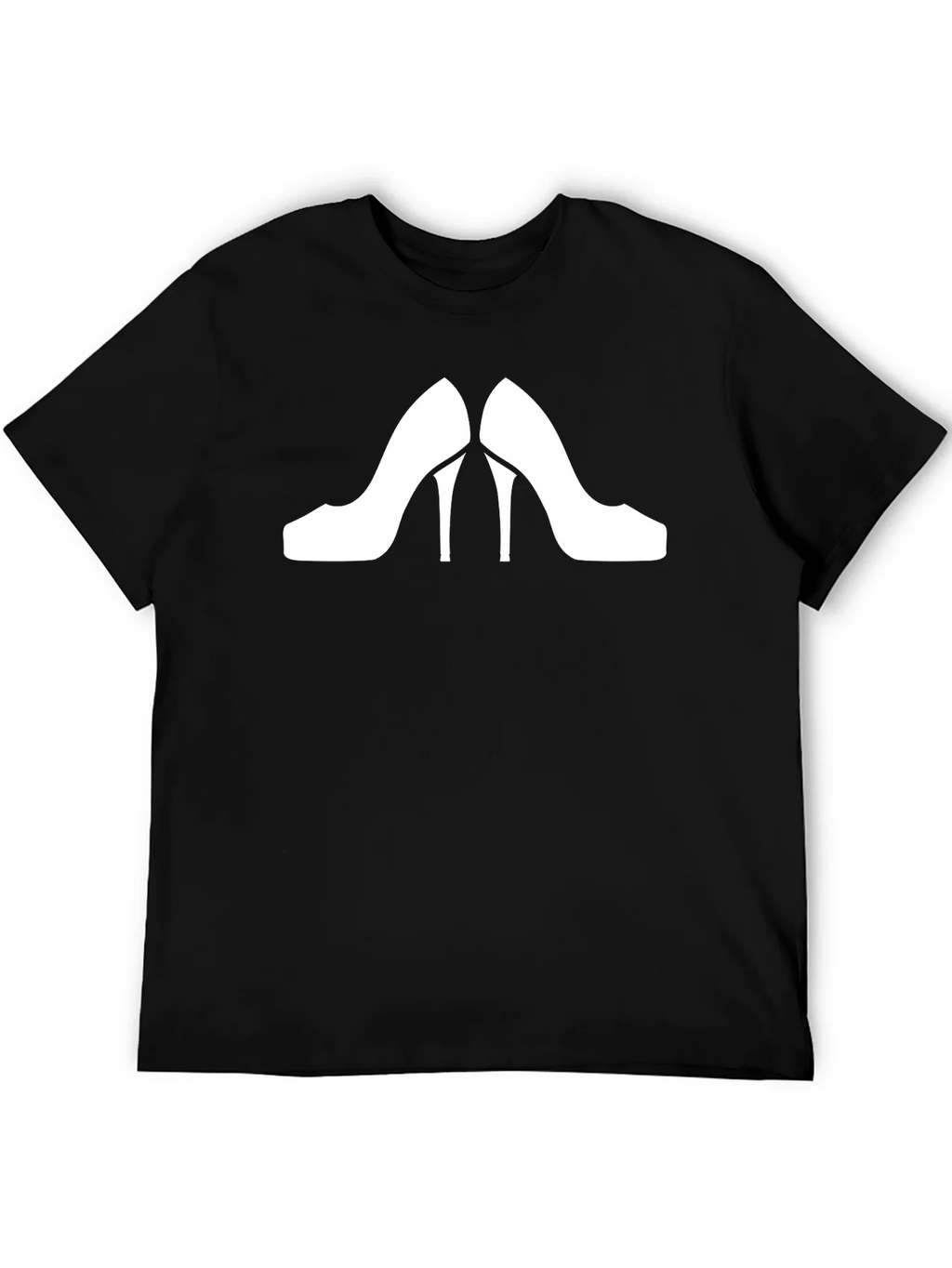 Stylish Heels Graphic Tee - Black product image 5