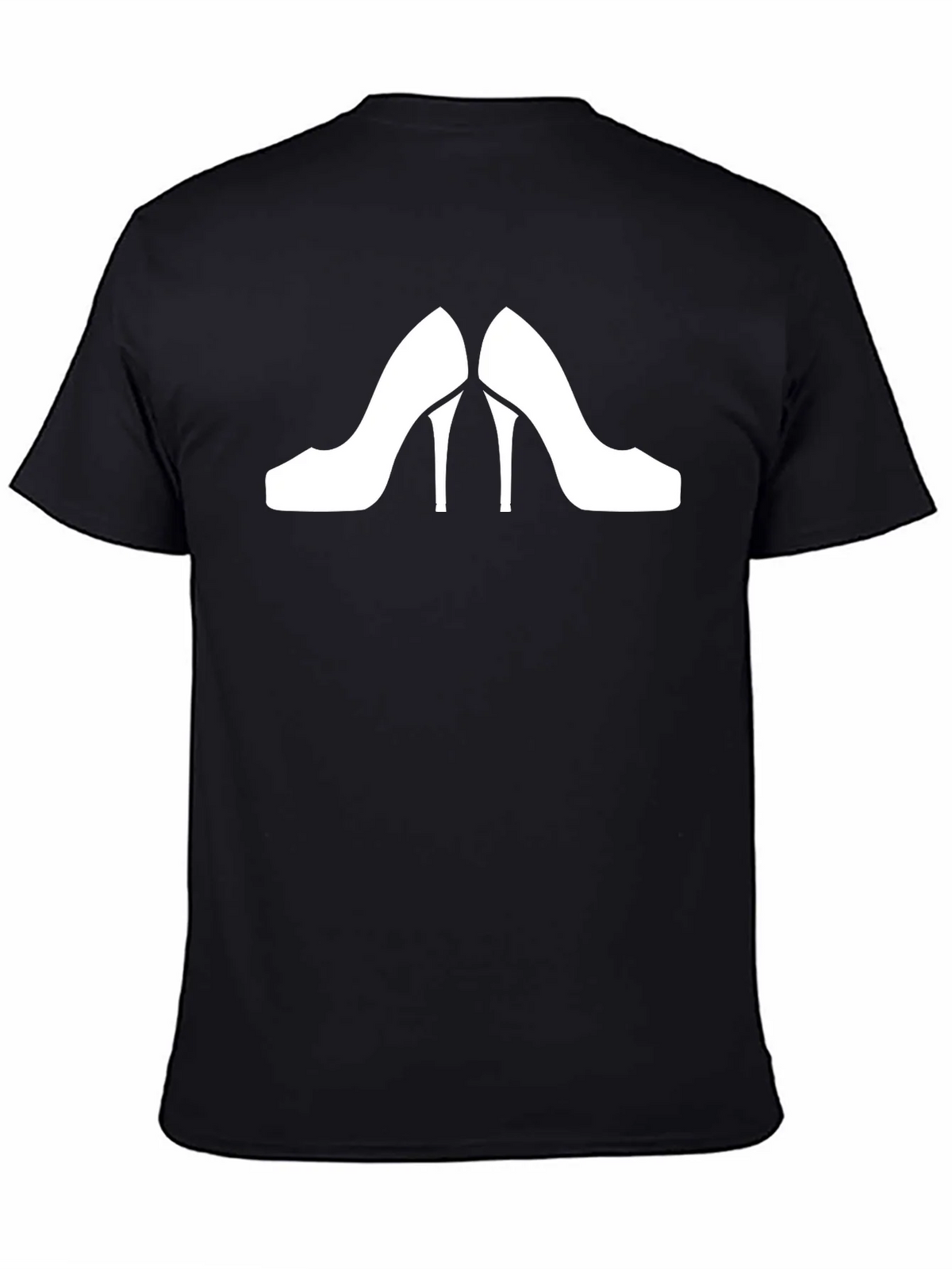 Stylish Heels Graphic Tee - Black product image 4