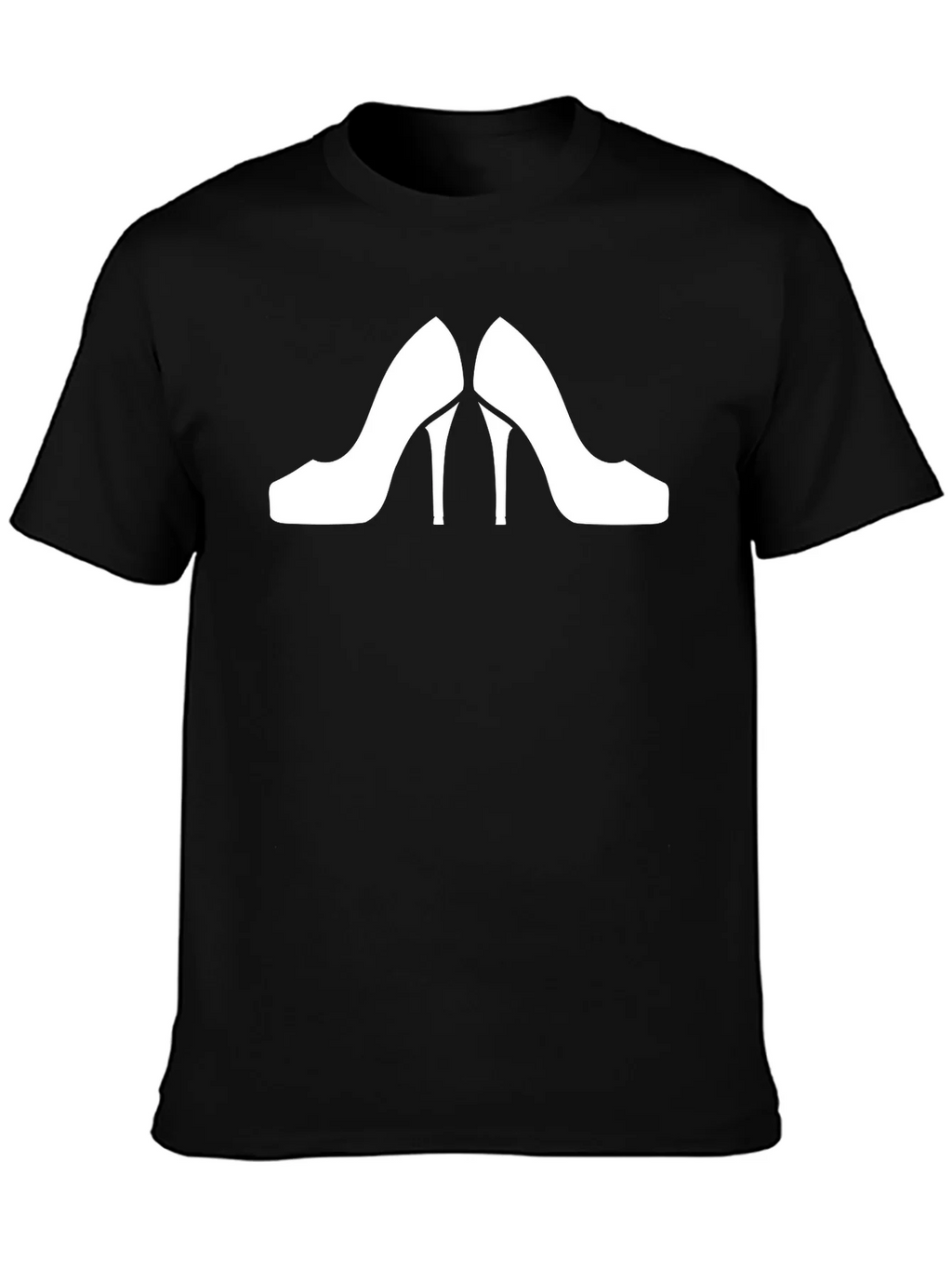 Stylish Heels Graphic Tee - Black product image 3