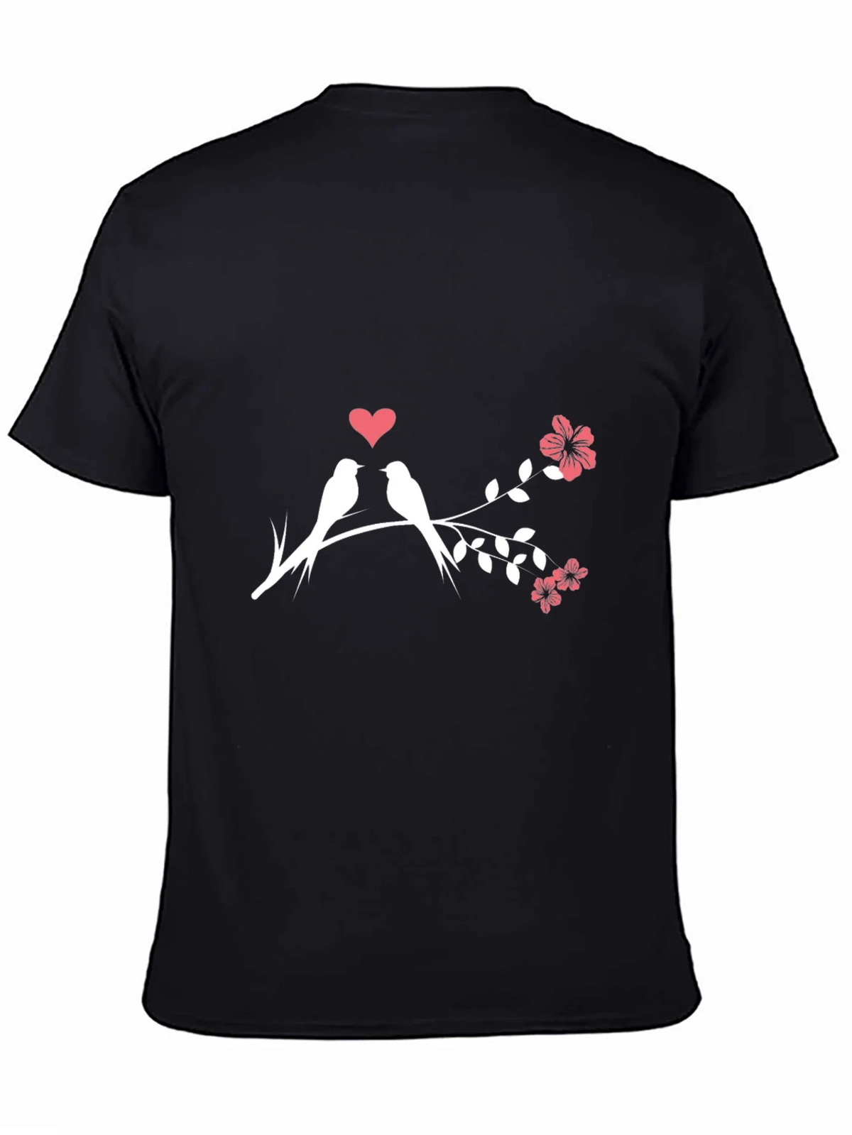 Love Birds T-Shirt - Romantic Floral Design product image 4